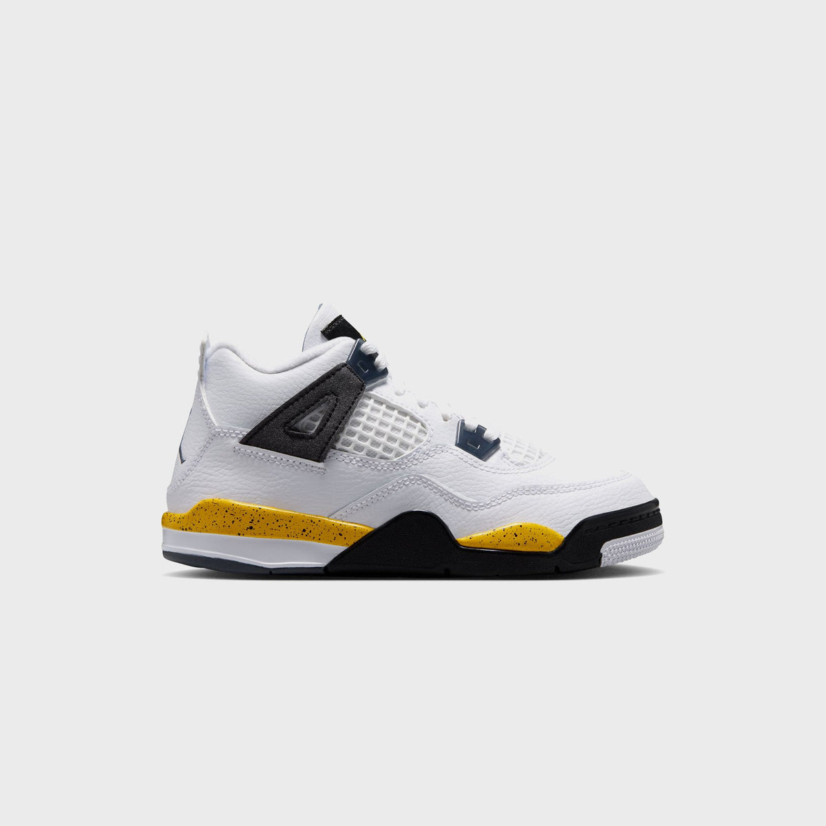 Jordan PS Jordan 4 Retro - White / Tour Yellow / Dark Blue Grey / Black