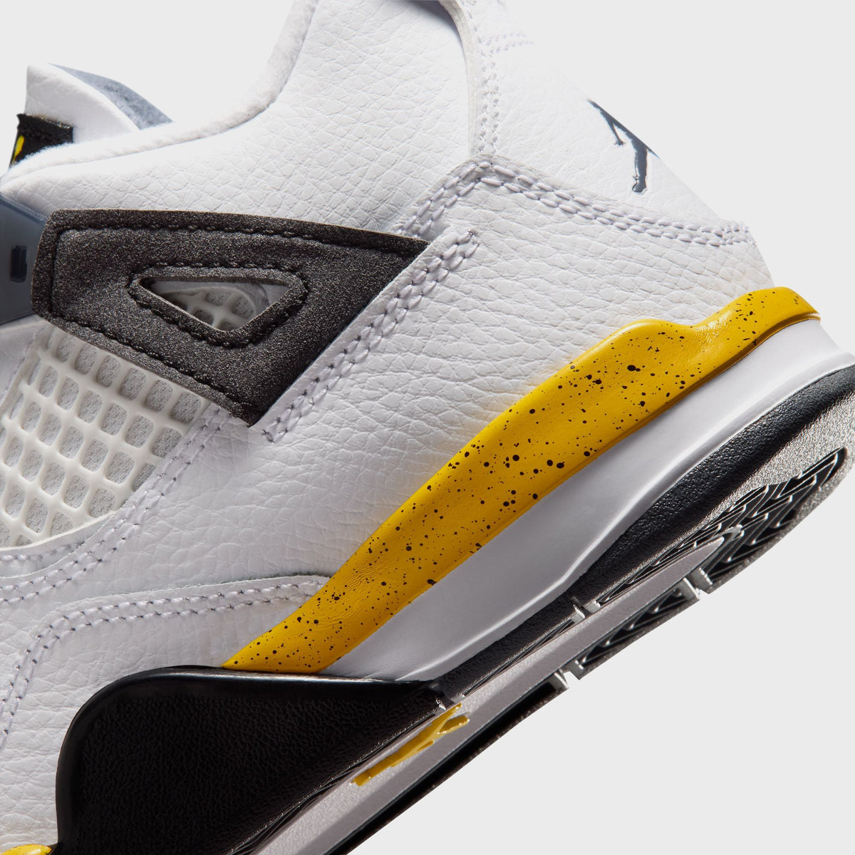 Jordan PS Jordan 4 Retro - White / Tour Yellow / Dark Blue Grey / Black