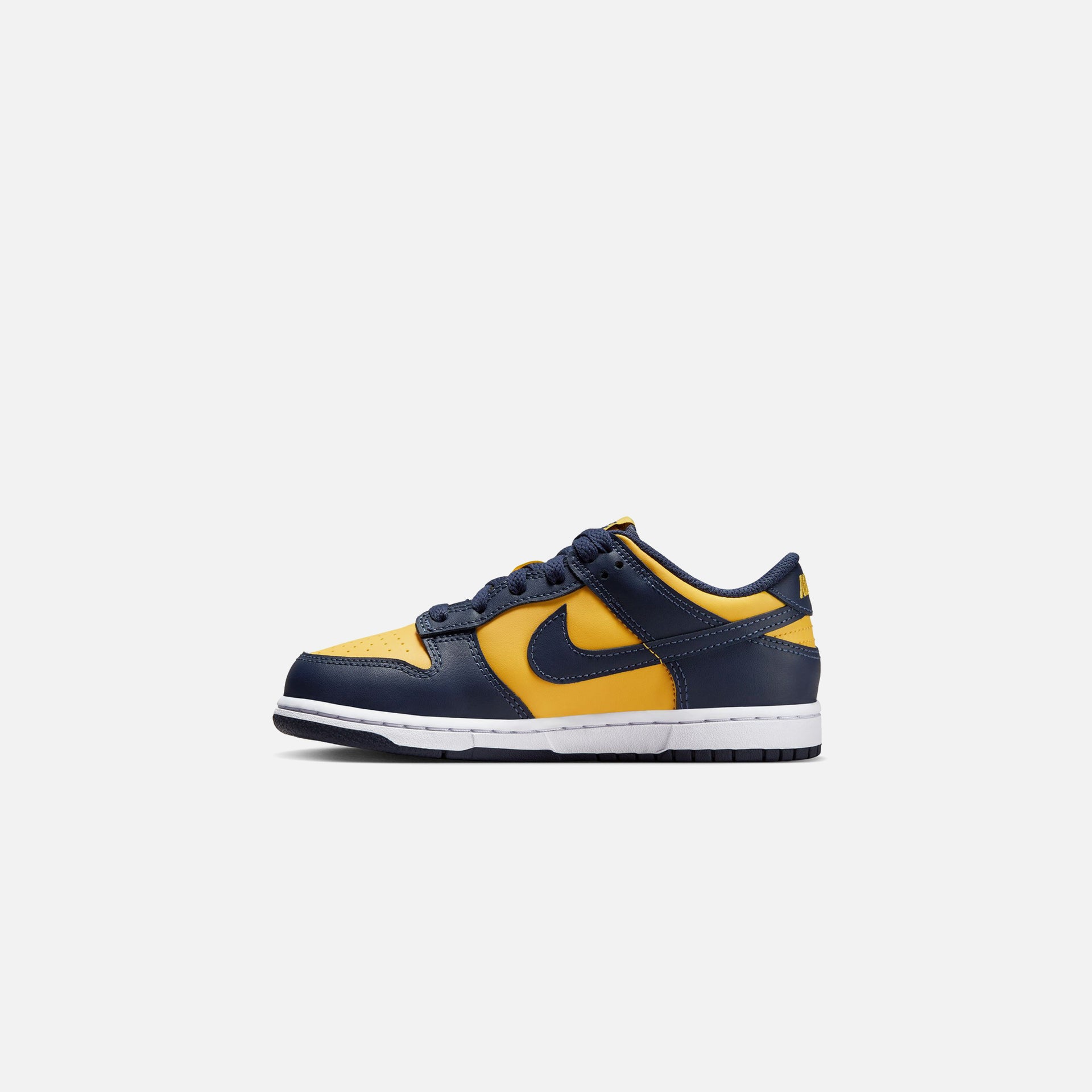 Nike Pre-School Dunk Low BP Michigan - Varsity Maize / Midnight Navy / White / Tota