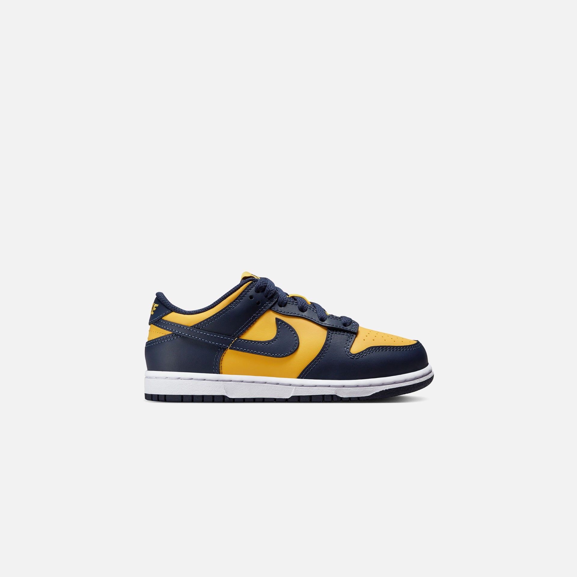 Nike Pre-School Dunk Low BP Michigan - Varsity Maize / Midnight Navy / White / Tota