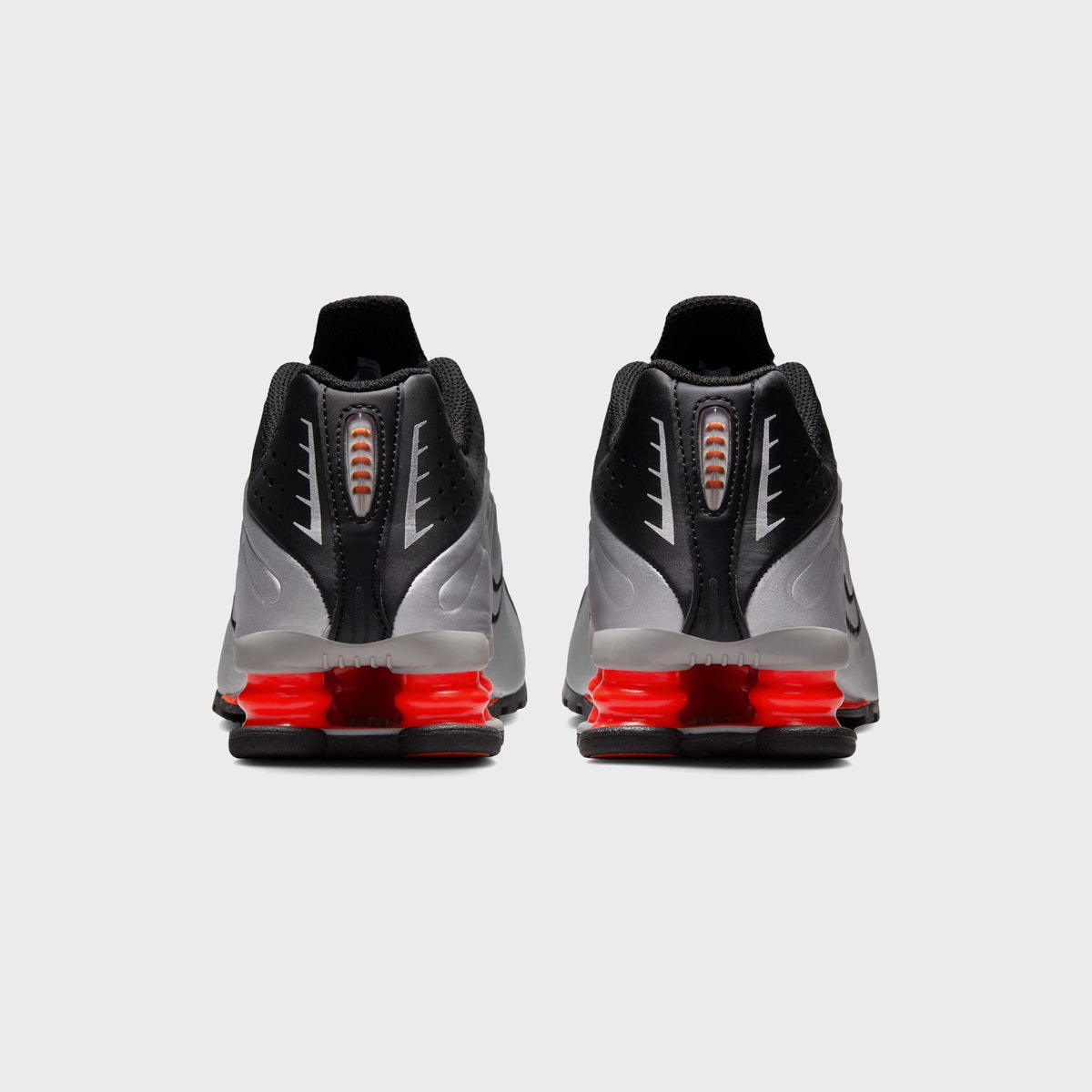 Nike GS Shox R4 - Metallic Silver / Metallic Silver / Black