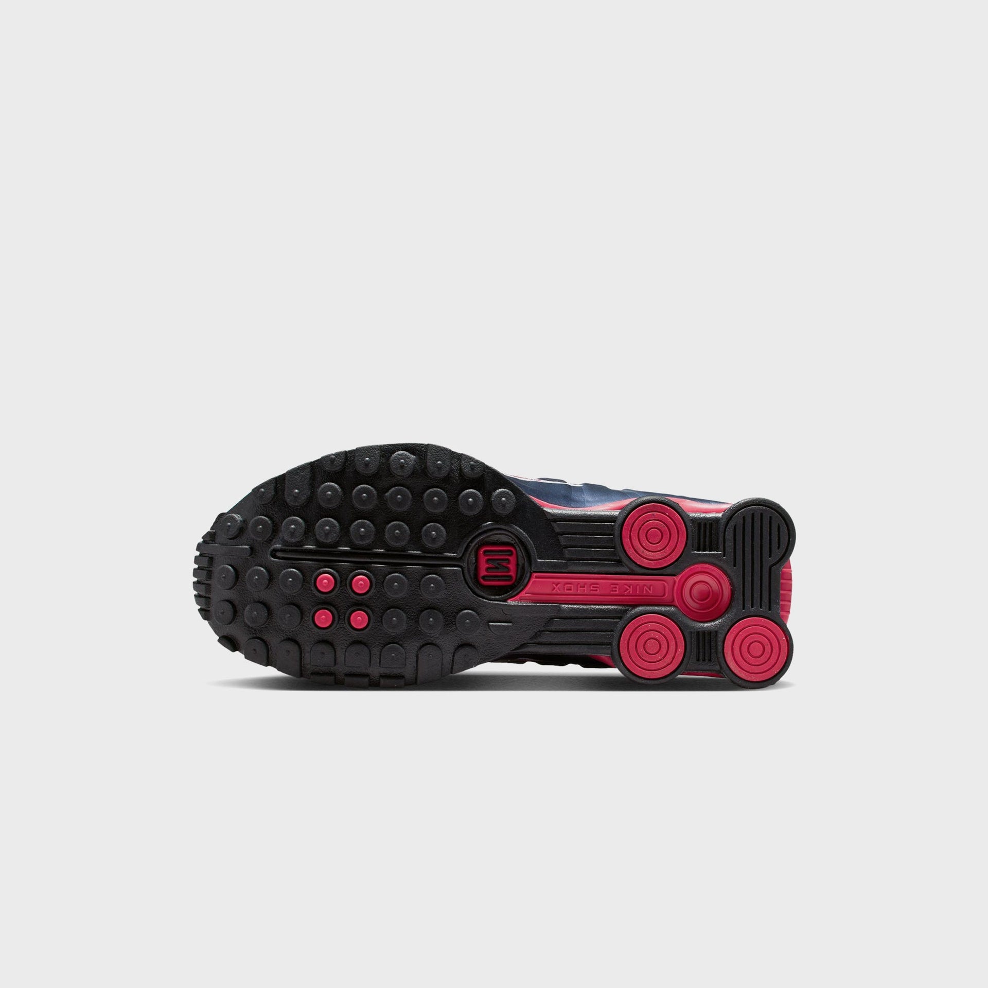 Nike GS Shox R4 - Midnight Navy / Gym Red / White