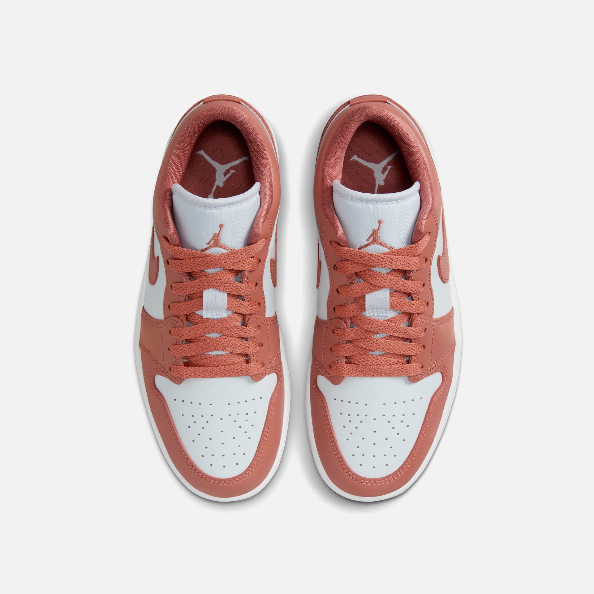 Jordan WMNS Air Jordan 1 Low - Pure Platinum / Sky J Orange / White