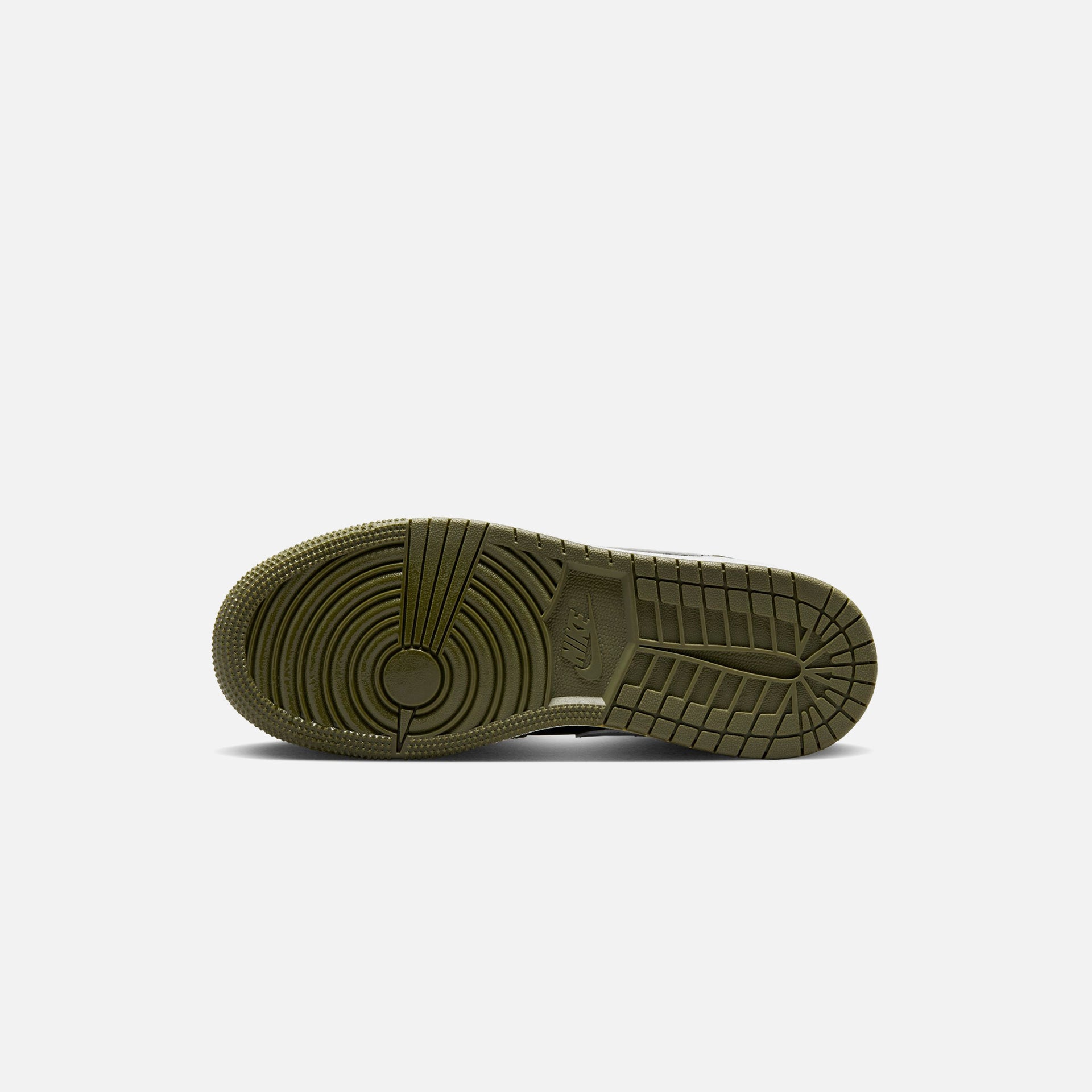 Jordan Air Jordan 1 Mid - Black / White / Medium Olive