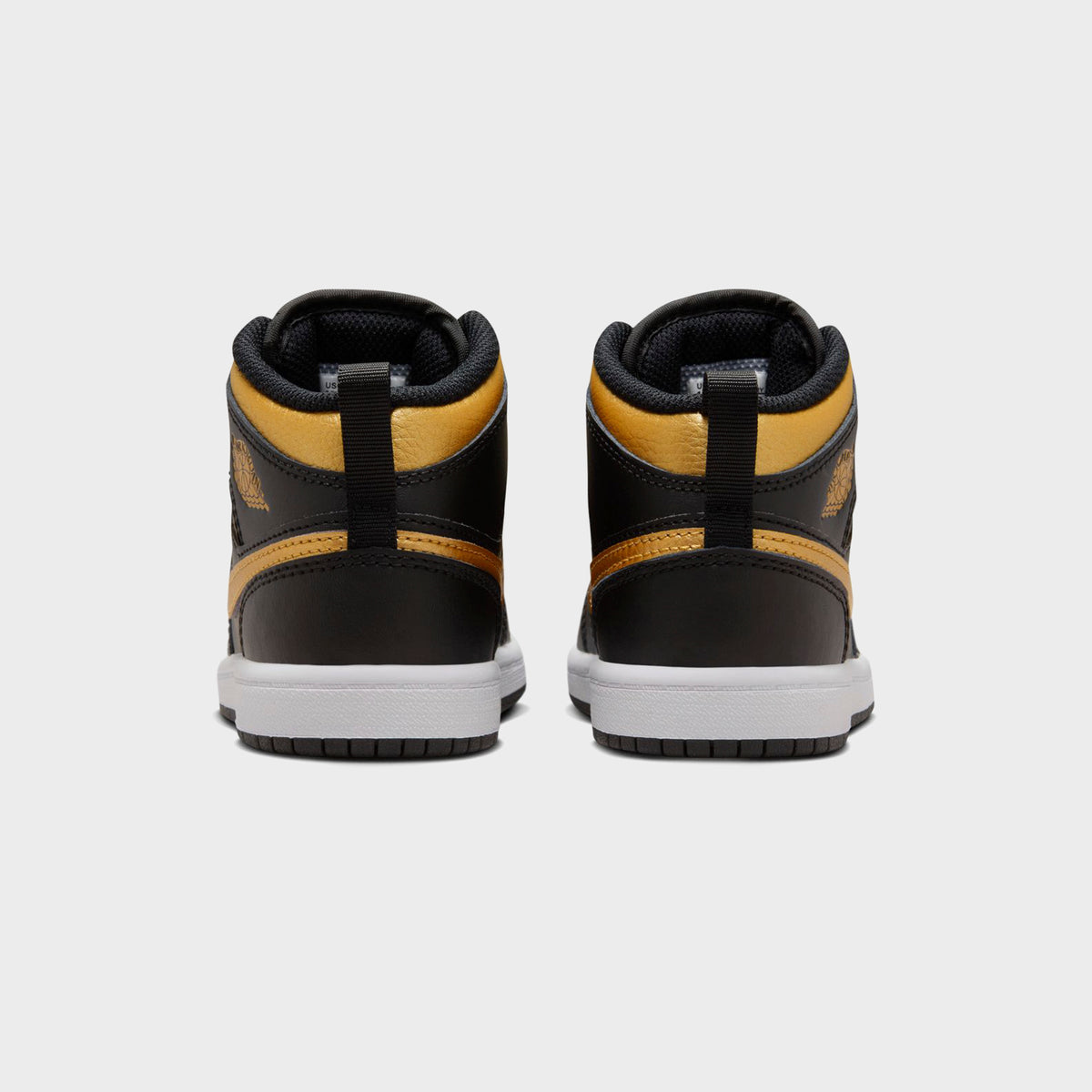 Jordan PS Air Jordan 1 Mid - Black / White / Metallic Gold