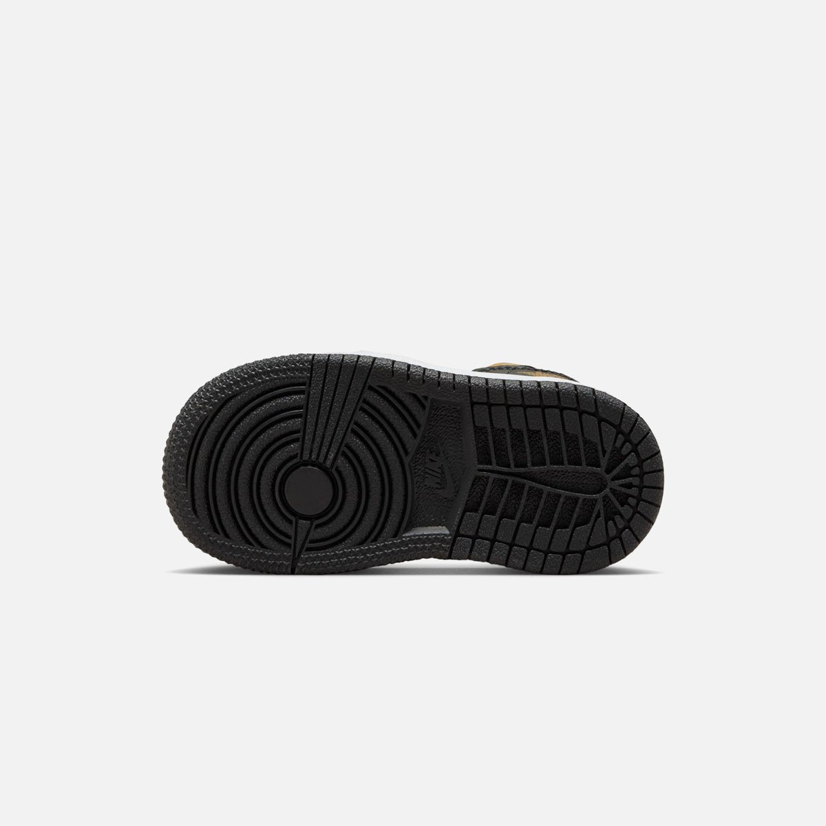 Jordan Air Jordan Toddler 1 Mid - Black / Metallic Gold / White