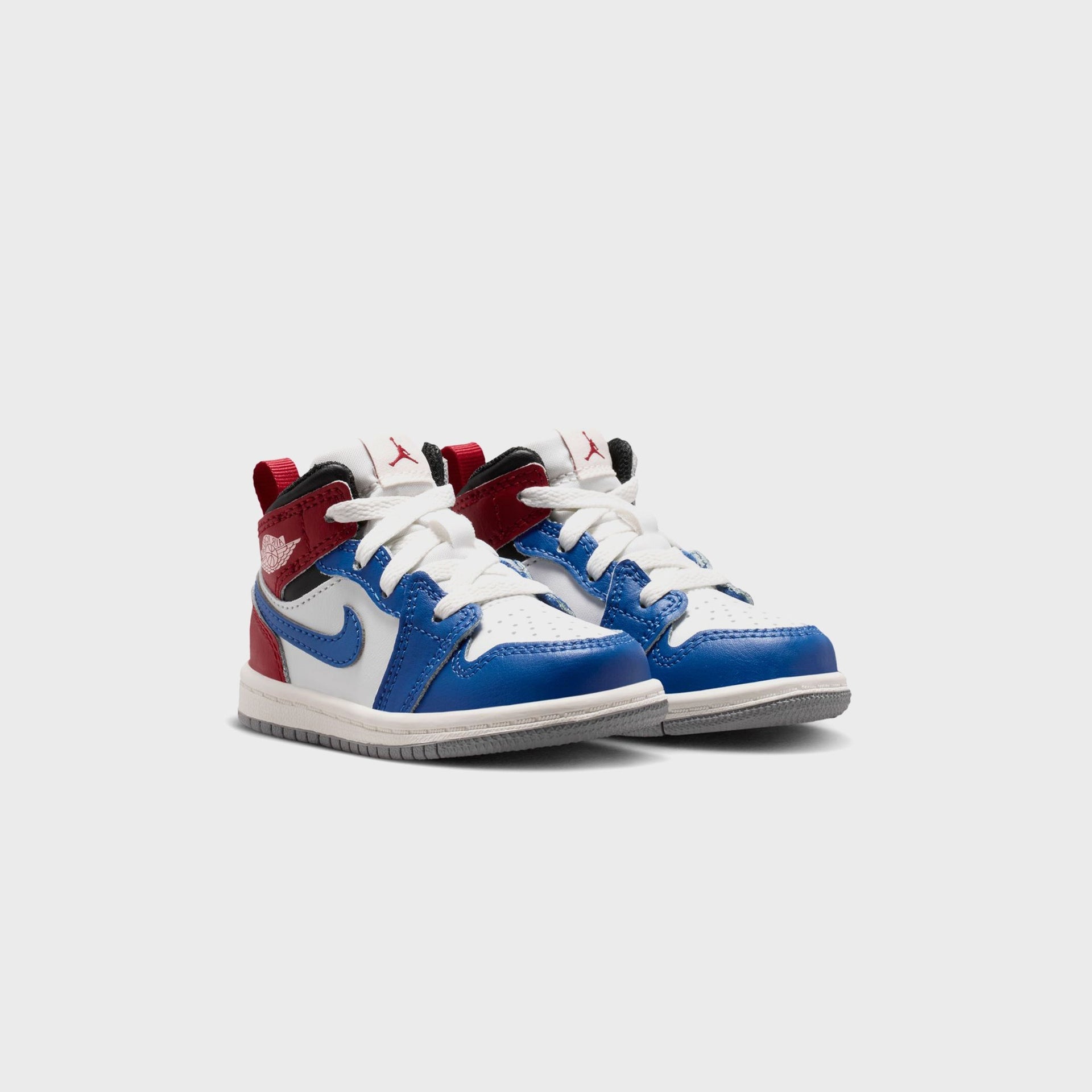 Jordan TD Jordan 1 Mid - True Blue / Varsity Red / Black / Summit White