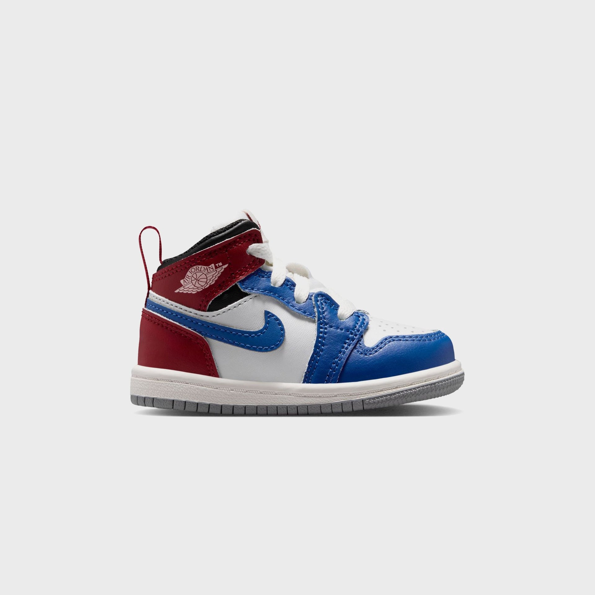 Jordan TD Jordan 1 Mid - True Blue / Varsity Red / Black / Summit White