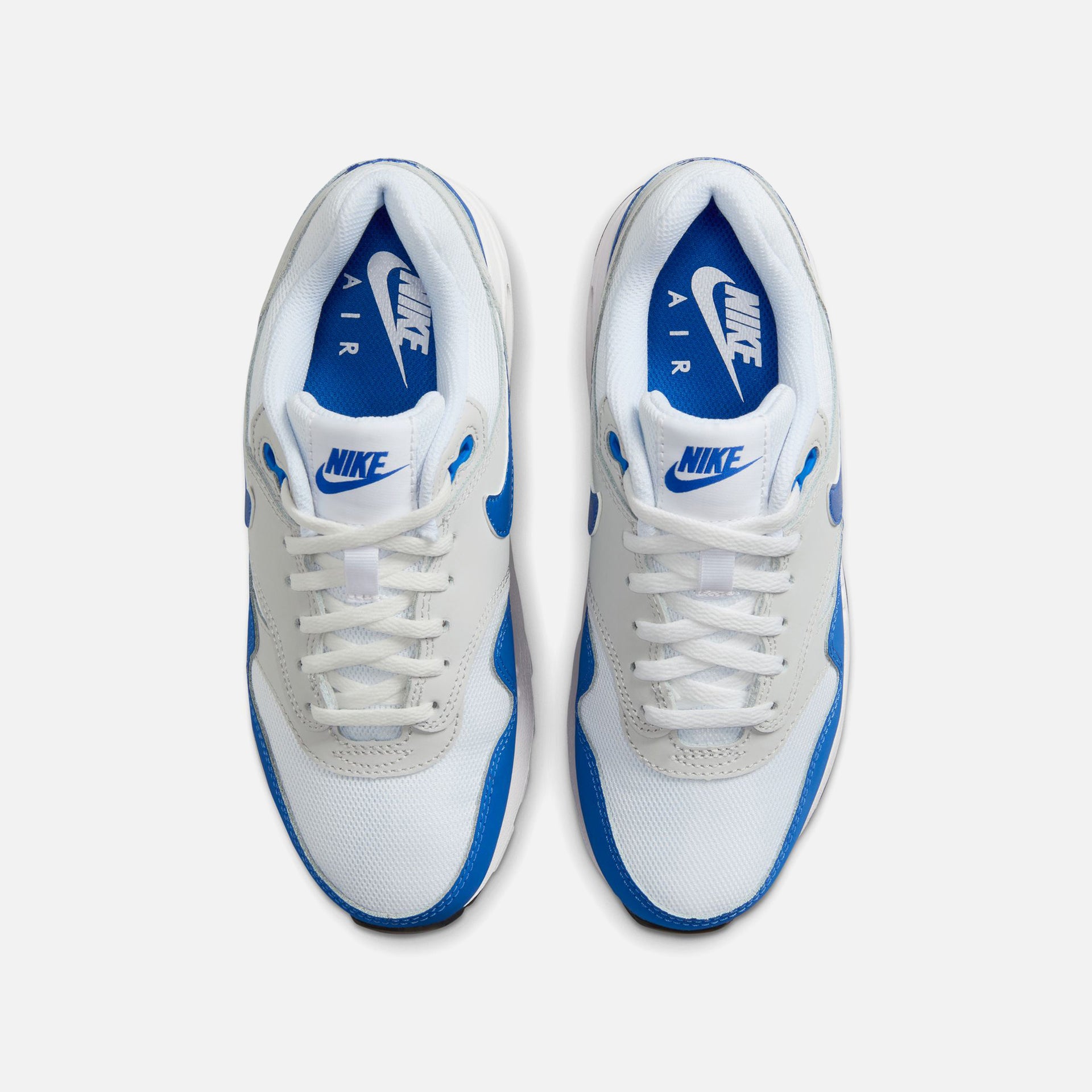 Nike GS Air Max 1 - White / Game Royal / Neutral Grey / Black
