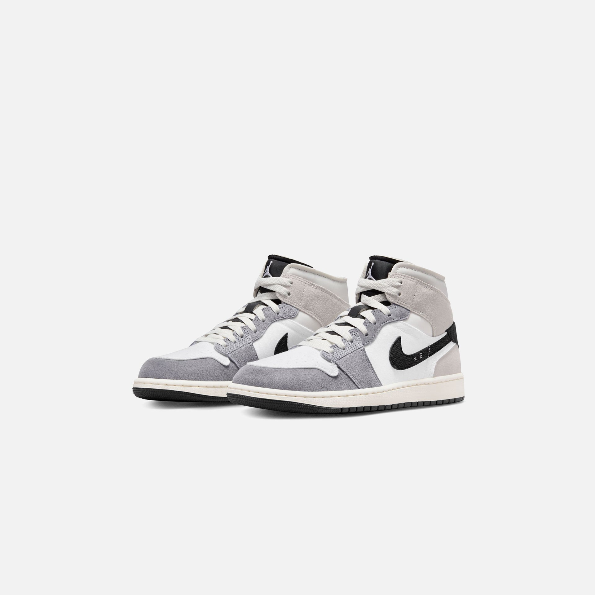 Nike Air Jordan 1 Mid SE Craft - Cement Grey / Black / White