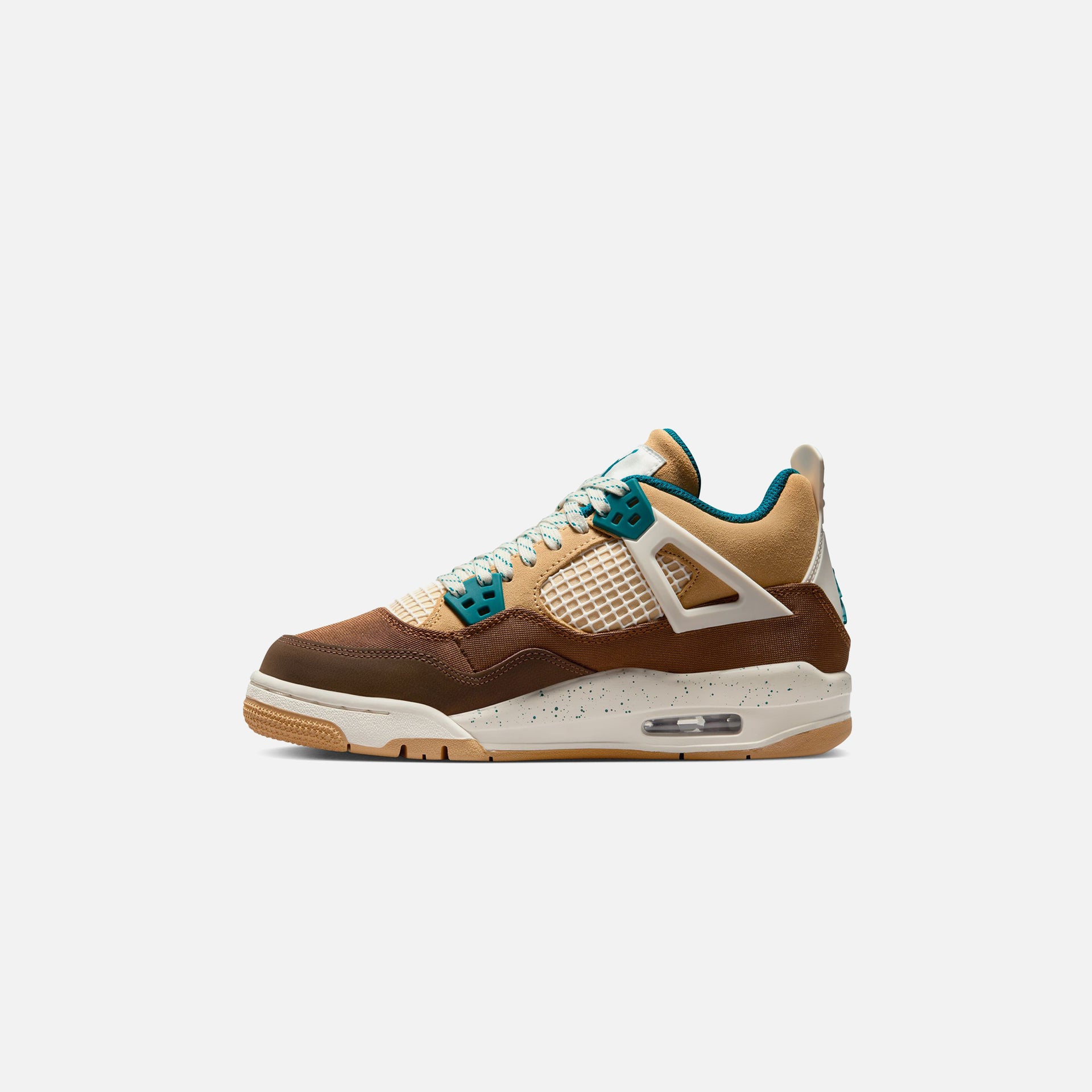 Nike GS Air Jordan 4 Retro - Cacao Wow / Geode Teal / Ale Brown