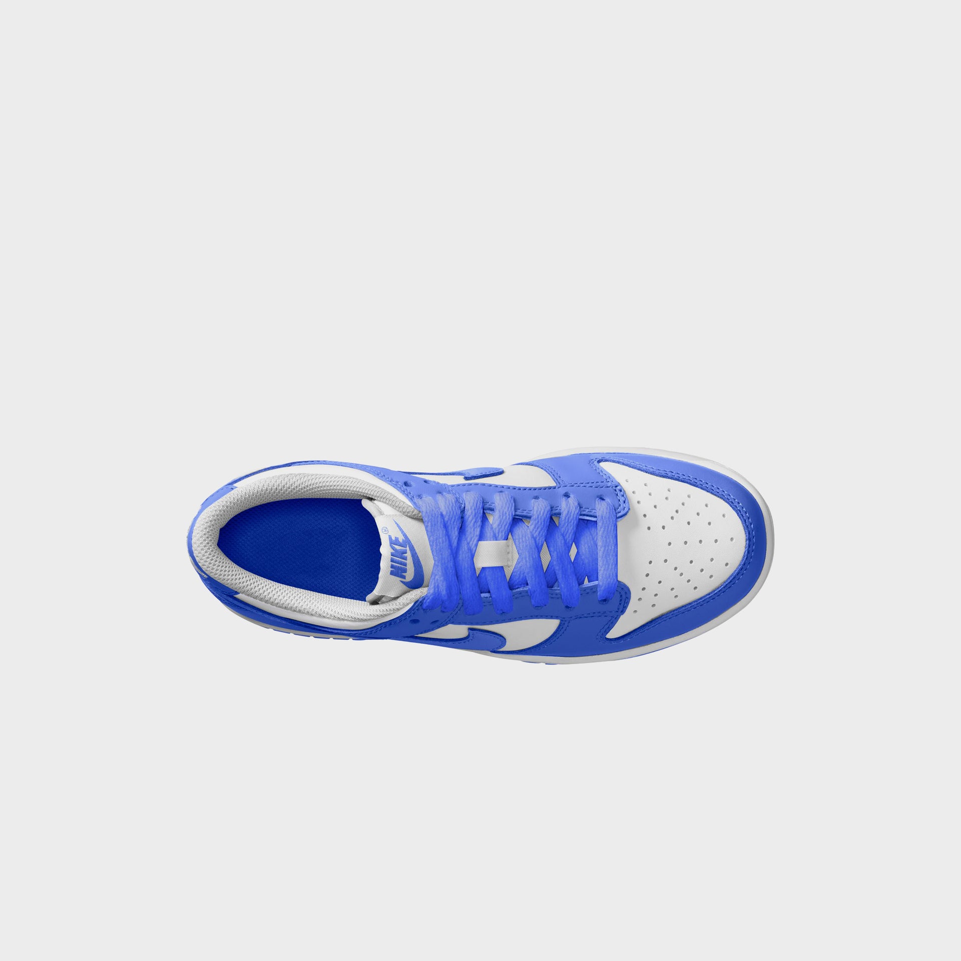 Nike GS  Dunk Low - White / Hyper Royal