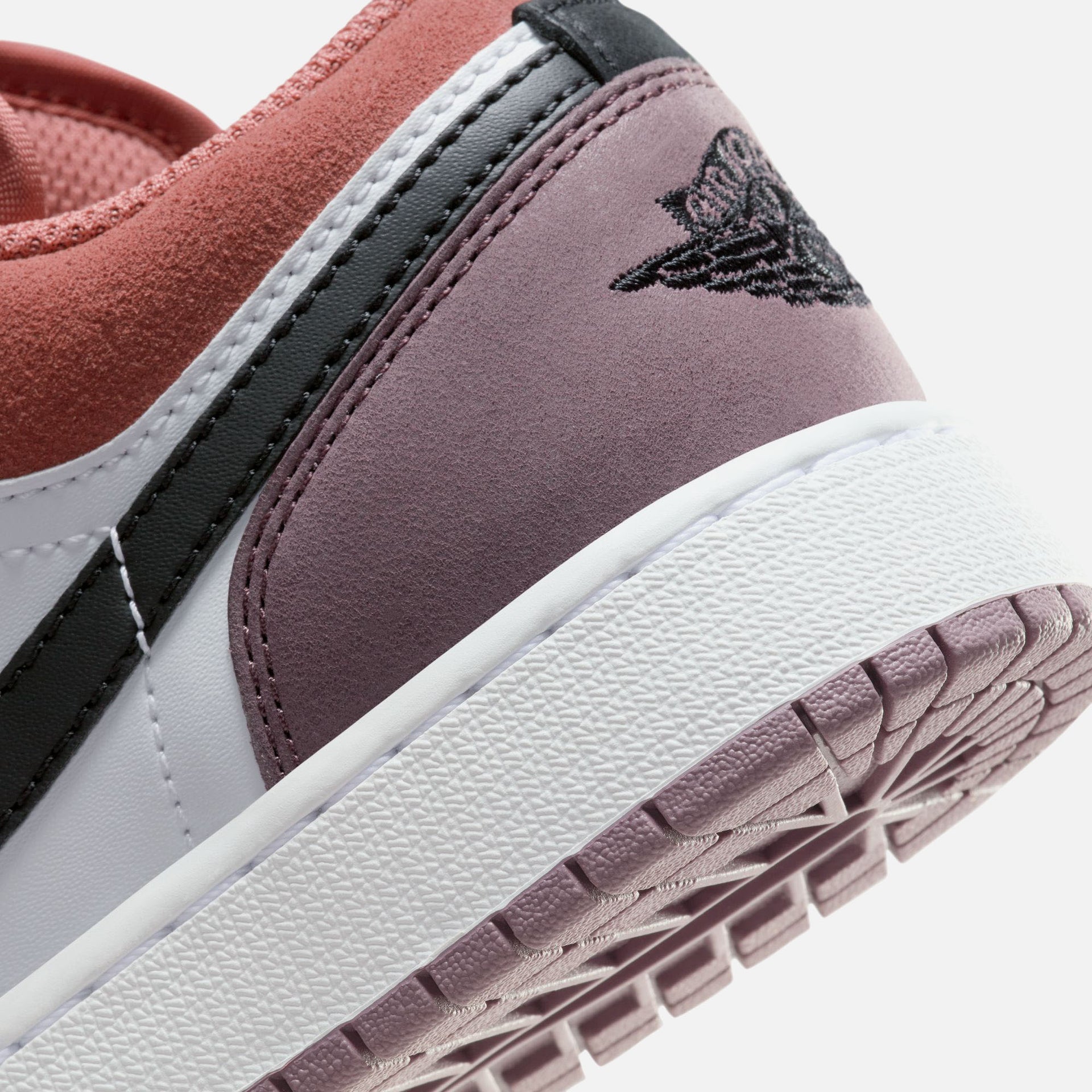 Jordan GS Air Jordan 1 Low Se - White / Black / Sky J / Orange