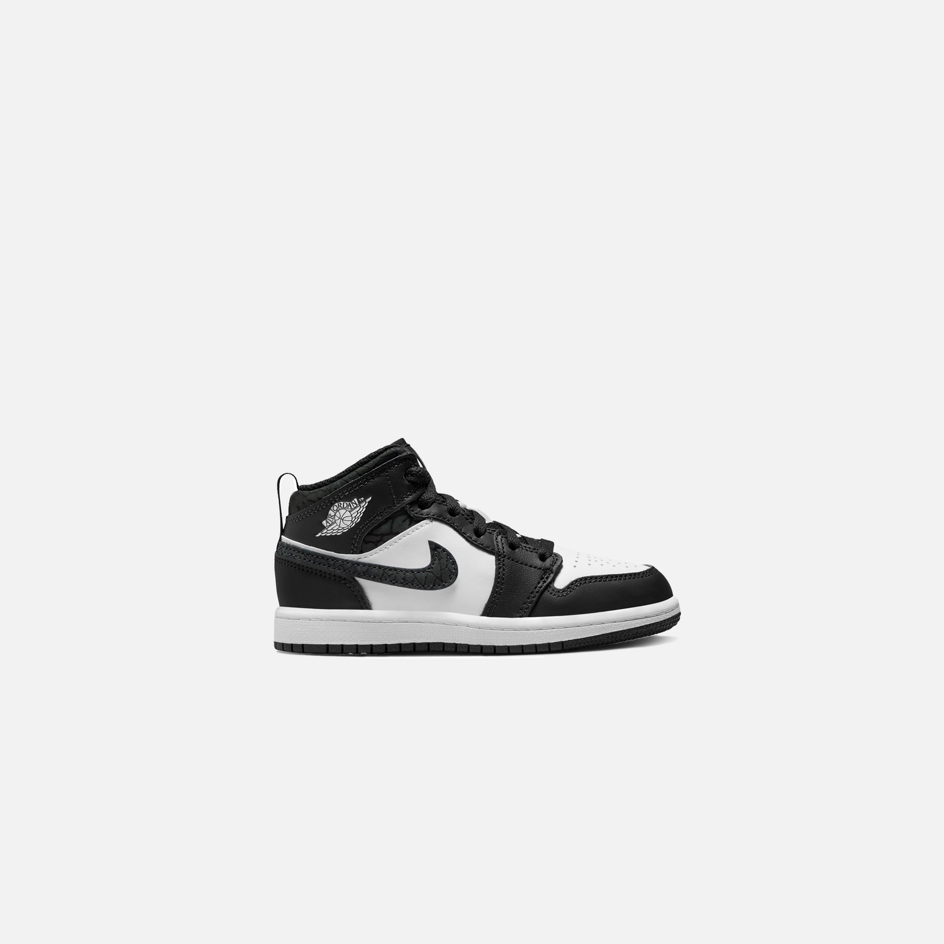 Nike Pre-School Air Jordan 1 Mid Se - Off Noir / Black / White