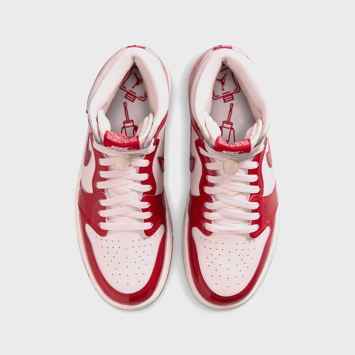 Jordan WMNS Air Jordan 1 High OG - University Red / Metallic Silver / Light Soft Pink