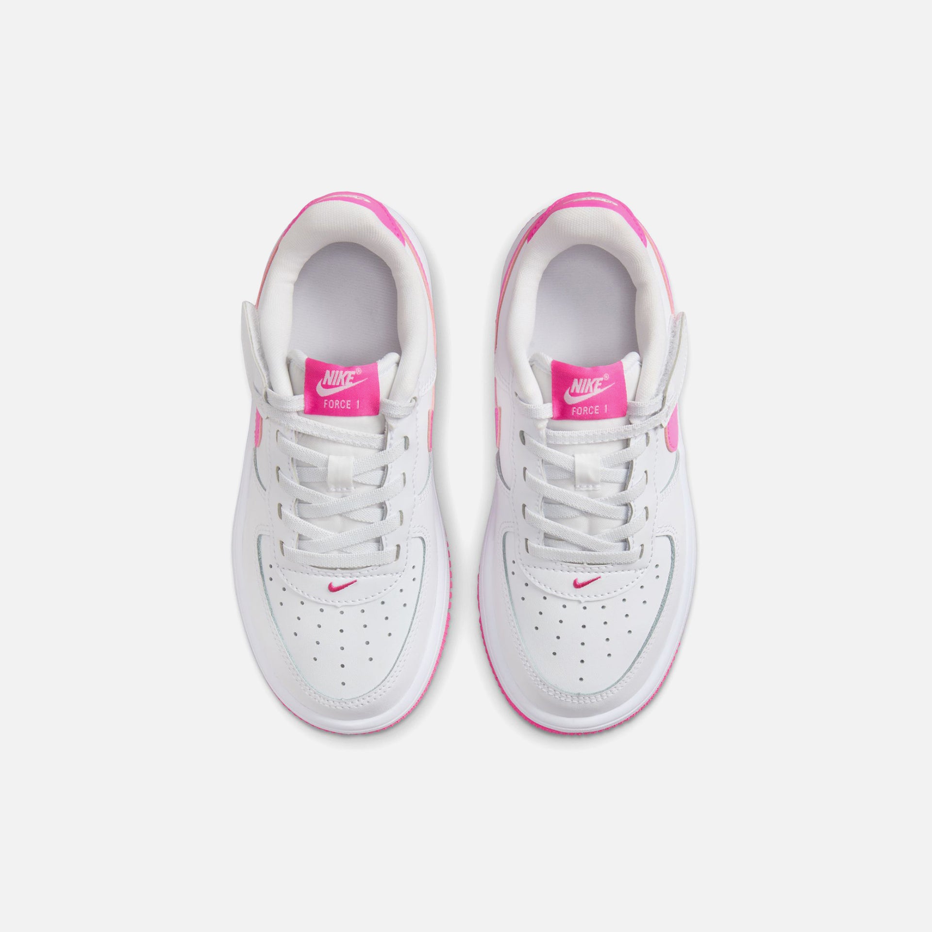 Nike PS Force 1 Low Easyon - White / Laser Fuchsia