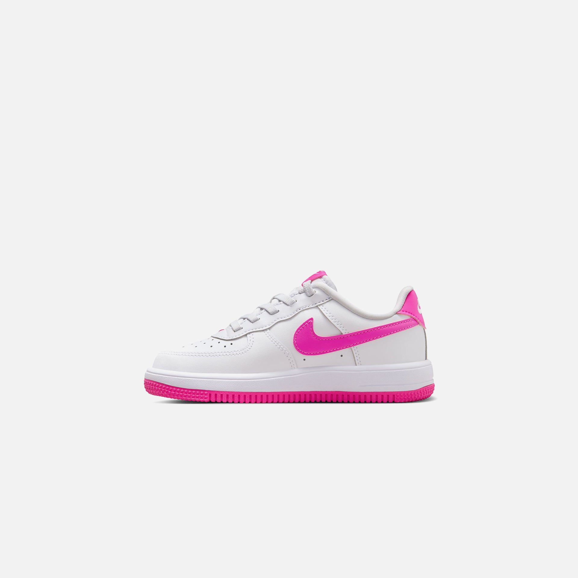 Nike PS Force 1 Low Easyon - White / Laser Fuchsia