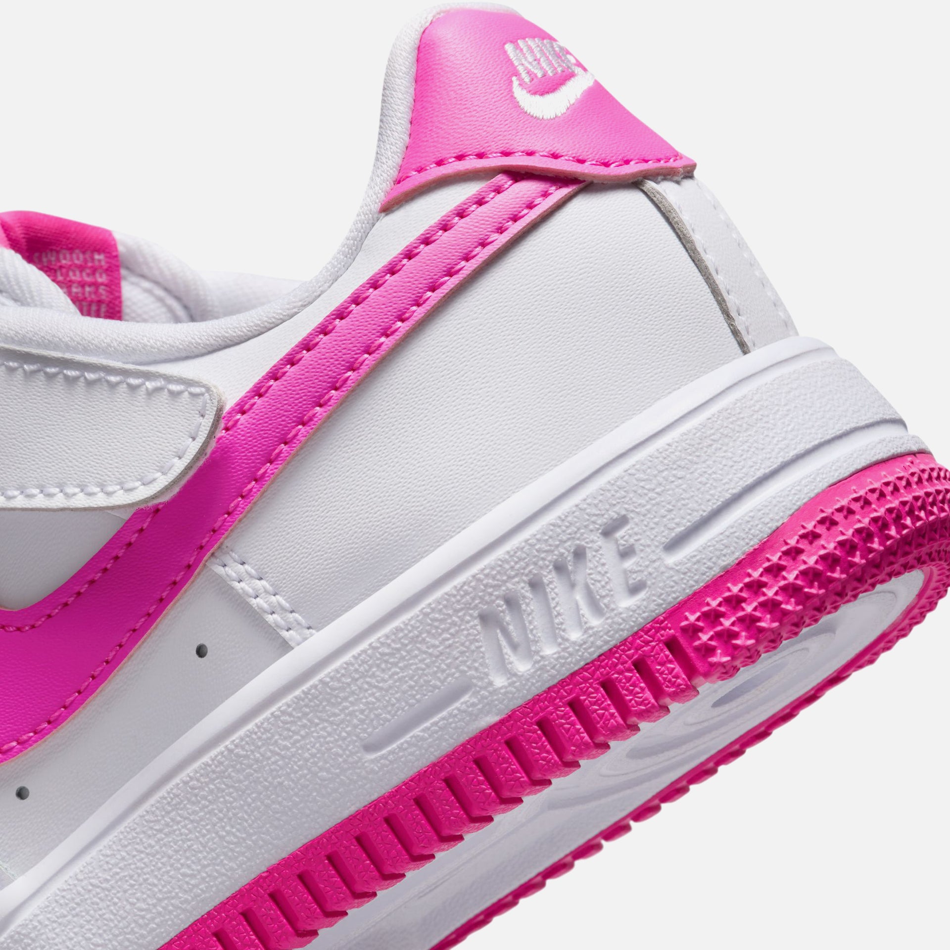 Nike PS Force 1 Low Easyon - White / Laser Fuchsia