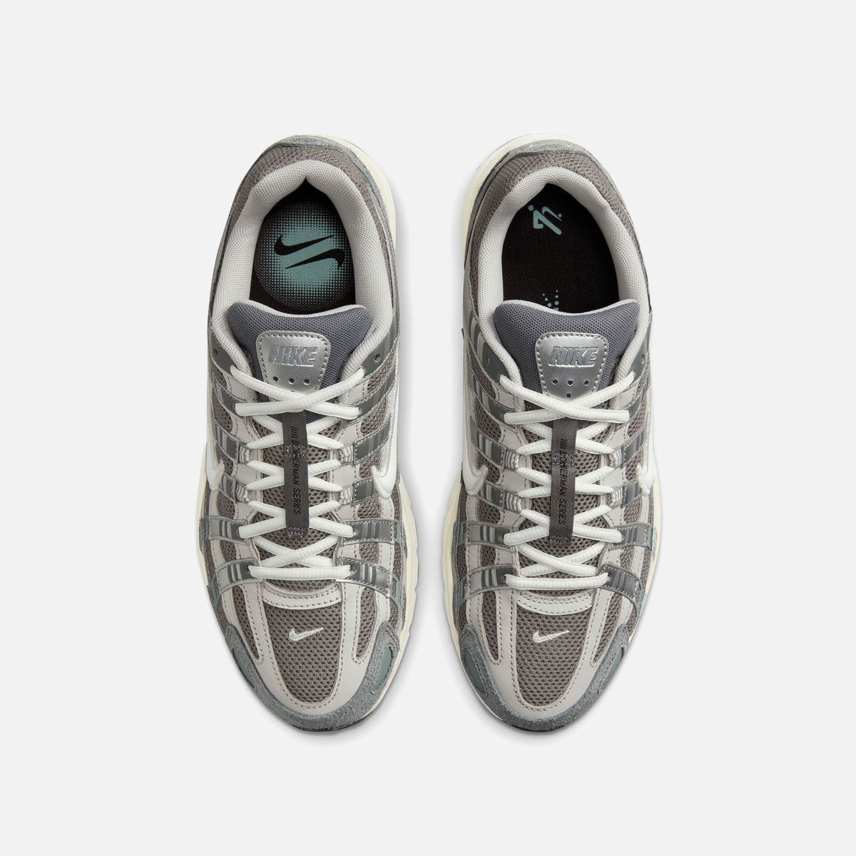 Nike P-6000 - Flat Pewter / White / LT Iron Ore
