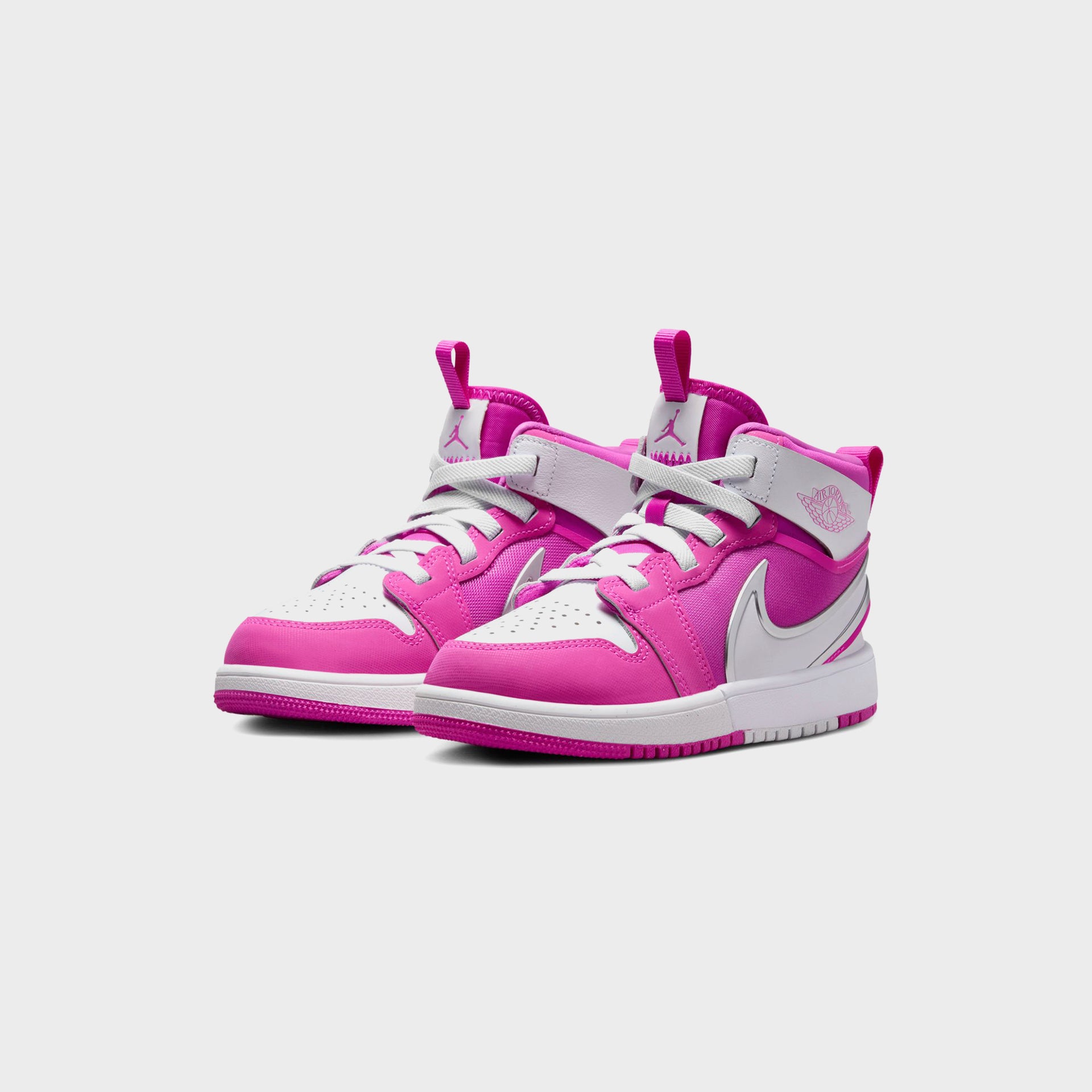 Jordan PS Air Jordan 1 Mid Easyon - Fire Pink / White