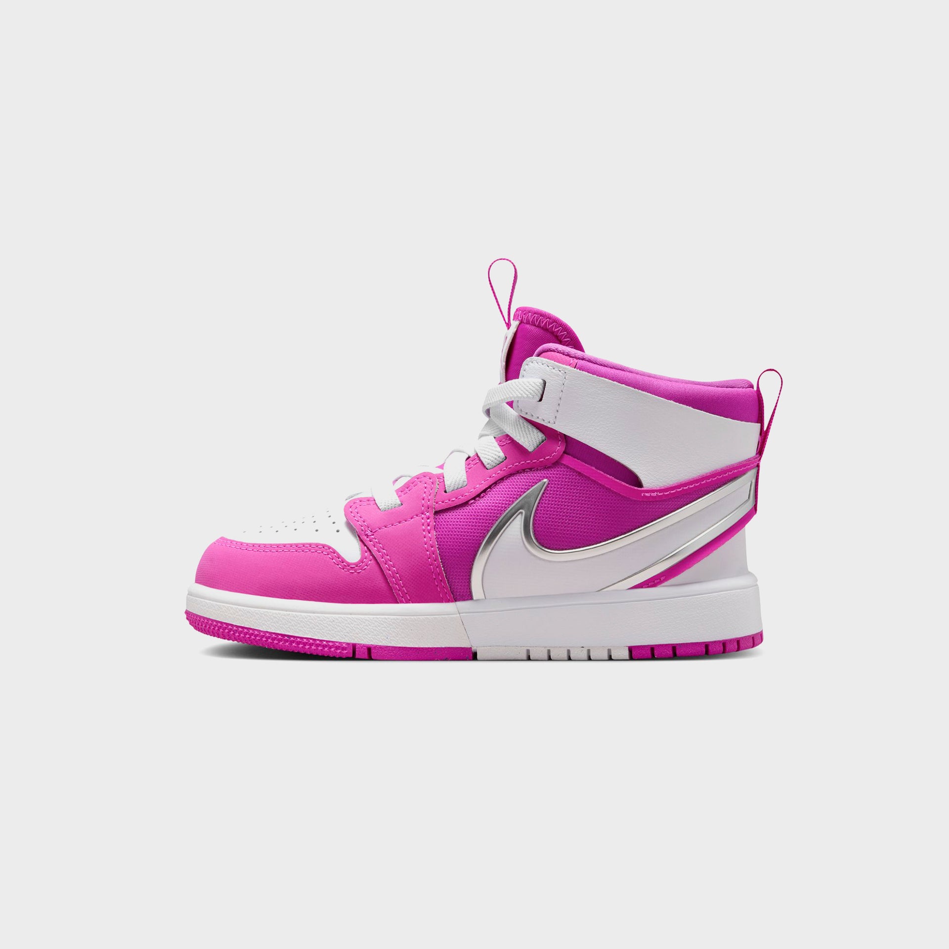 Jordan PS Air Jordan 1 Mid Easyon - Fire Pink / White