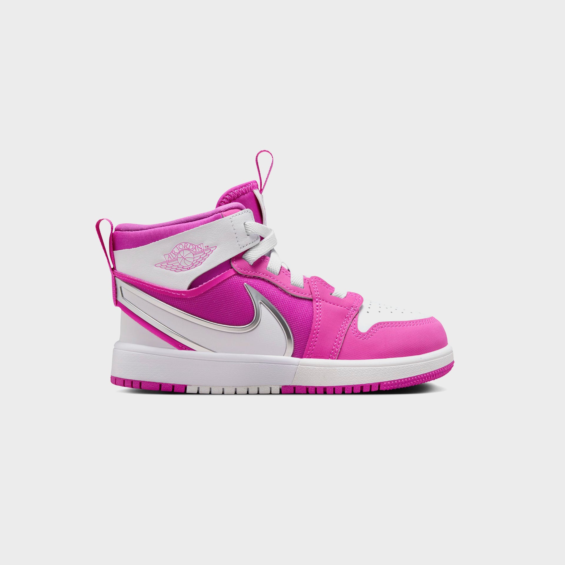 Jordan PS Air Jordan 1 Mid Easyon - Fire Pink / White