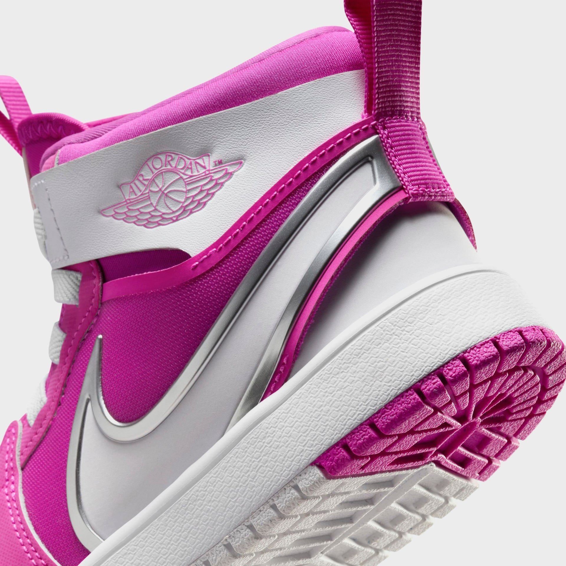 Jordan PS Air Jordan 1 Mid Easyon - Fire Pink / White