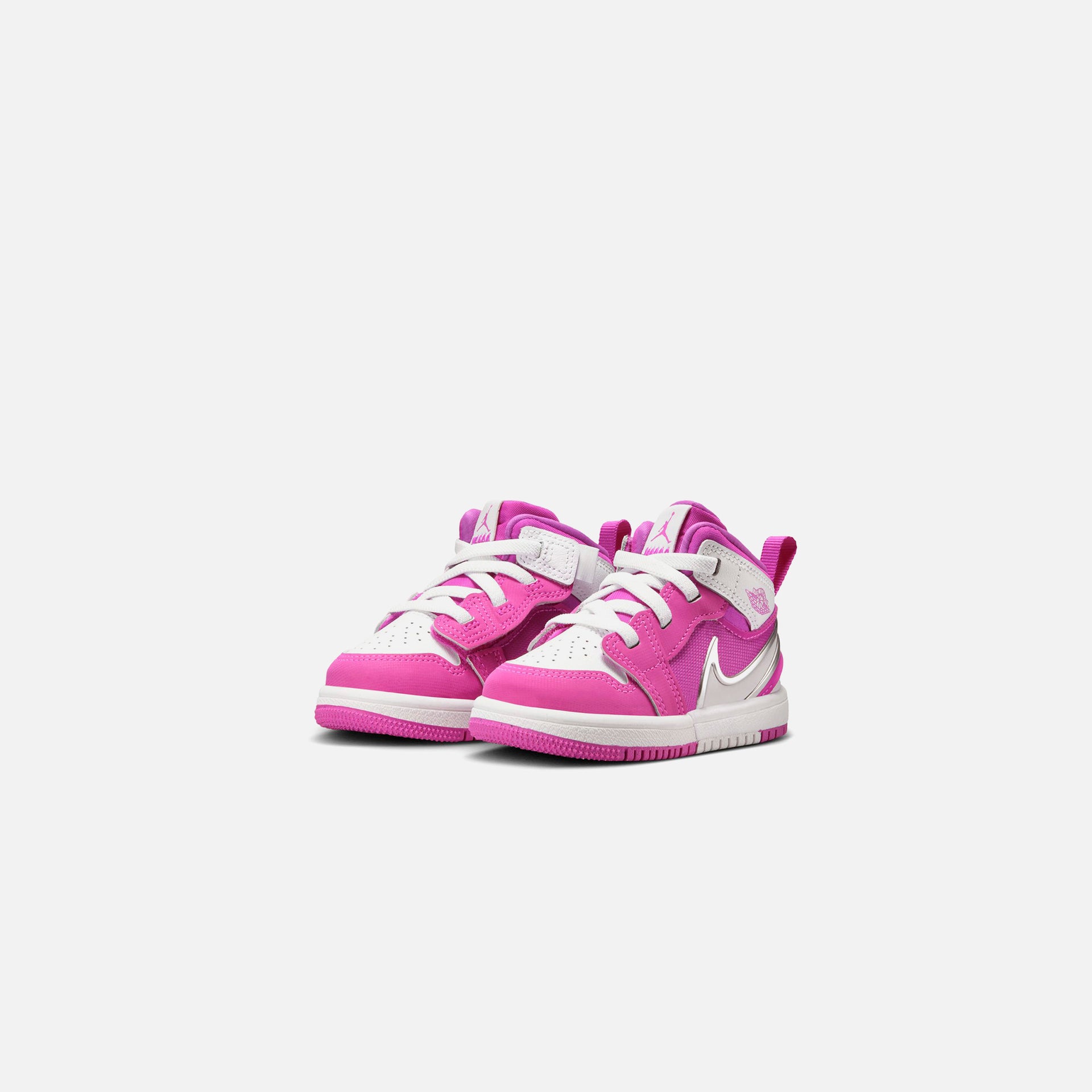 Jordan TD Air Jordan 1 Mid RM Easyon - Fire Pink / White