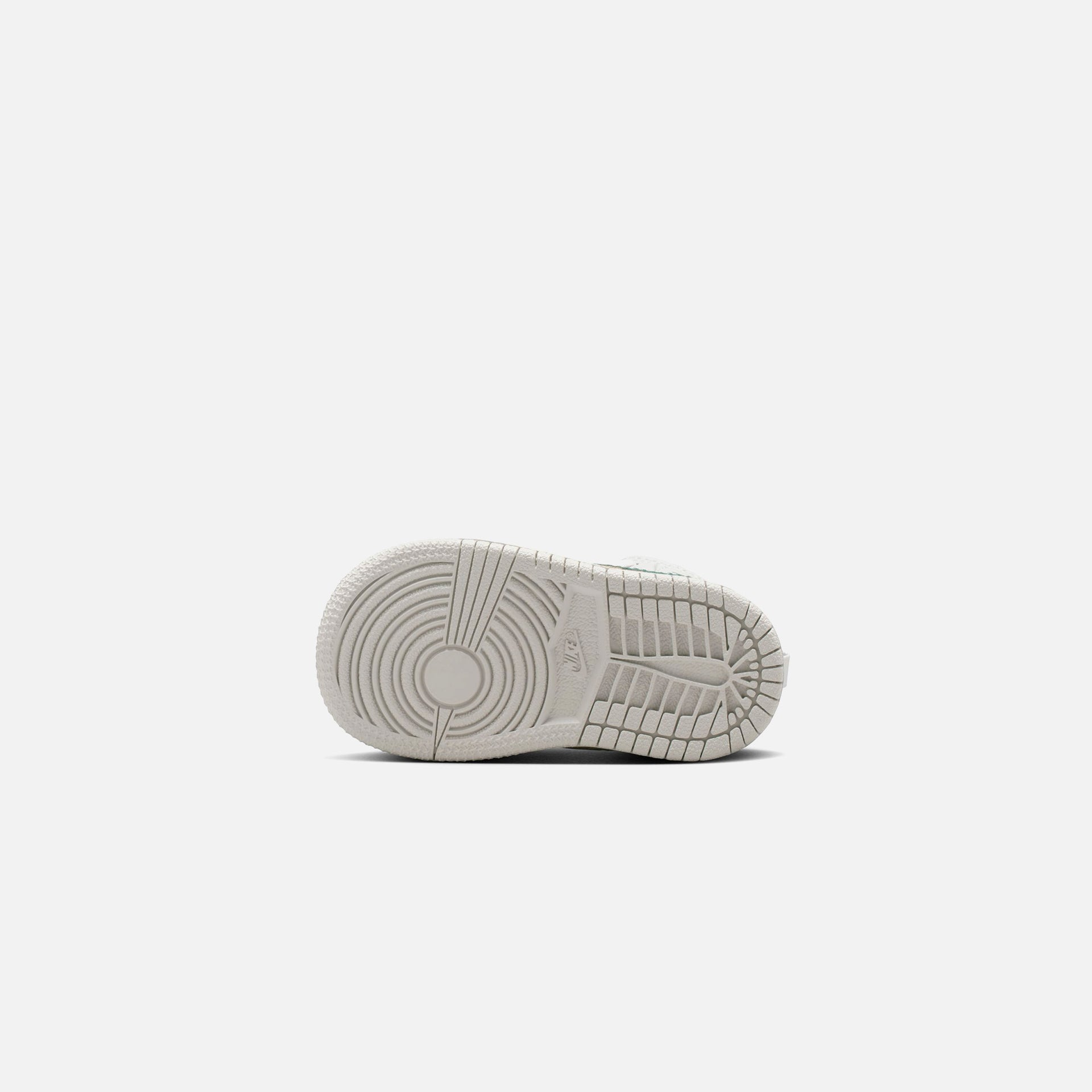 Jordan TD Air Jordan 1 Mid SE  - White / Oxidized Green / Sail / Neutral Grey