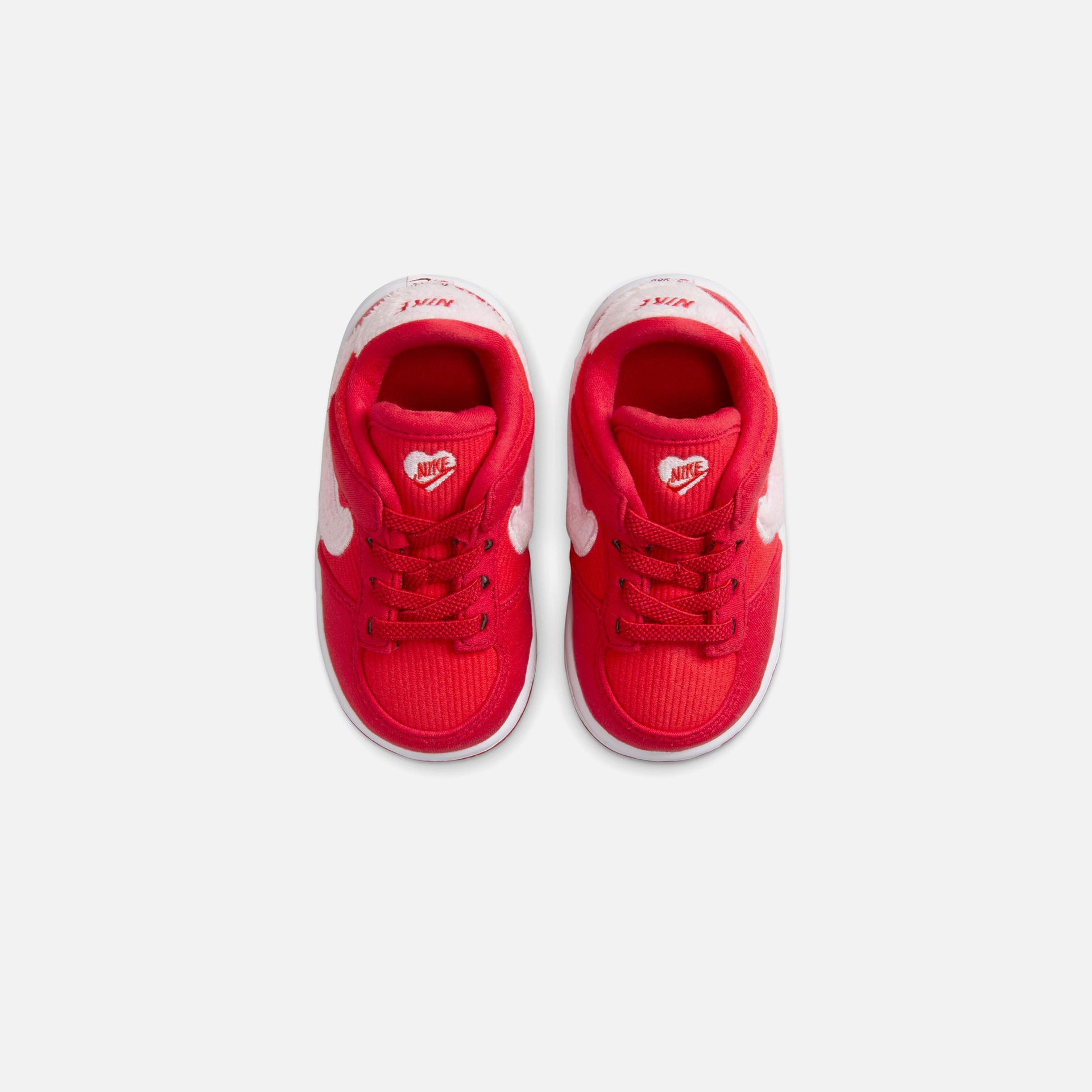 Nike TD Dunk Low - Fire Red / Pink Foam / Light Crimson