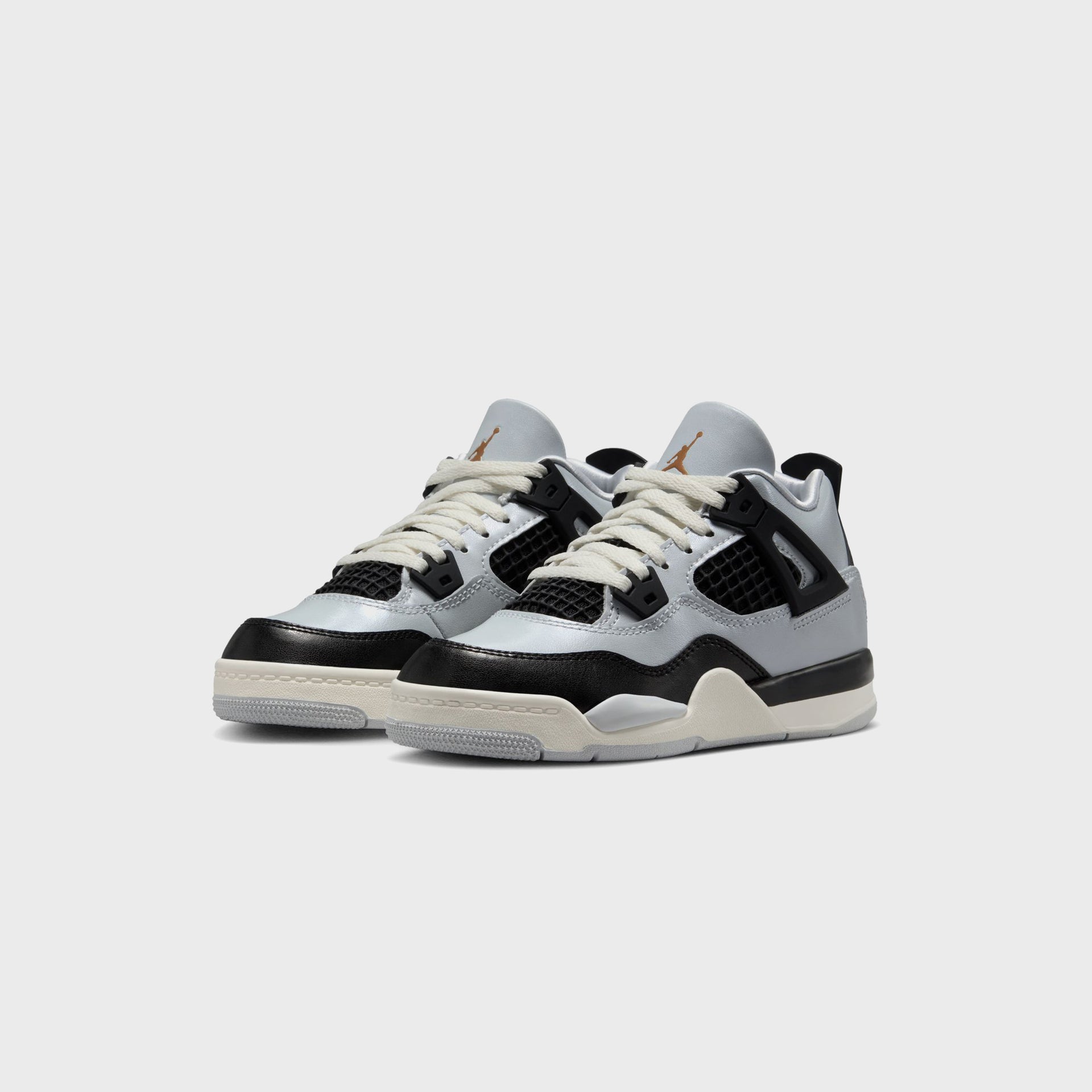 Jordan PS Air Jordan 4 Retro - Pure Platinum / Metallic Gold / Black
