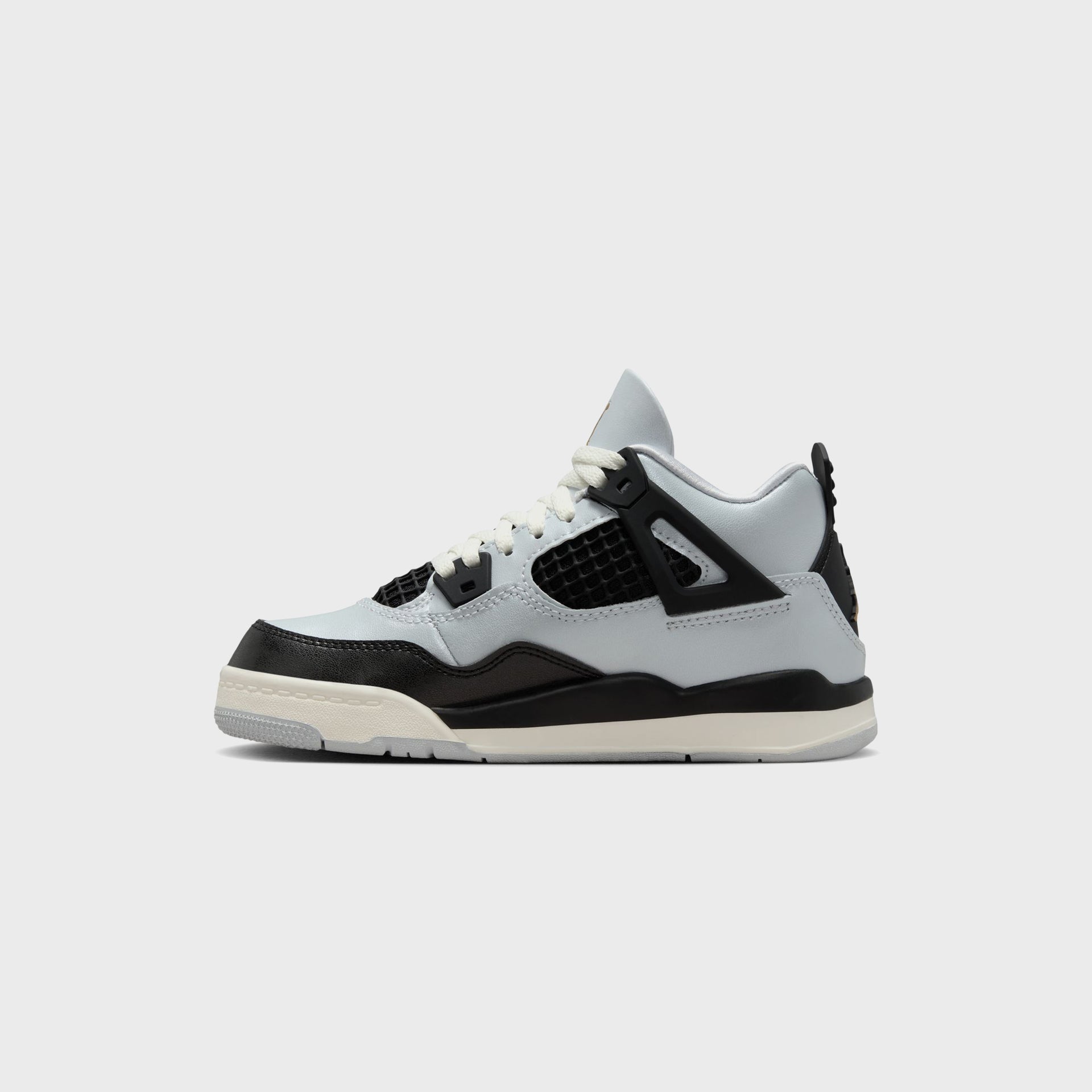 Jordan PS Air Jordan 4 Retro - Pure Platinum / Metallic Gold / Black