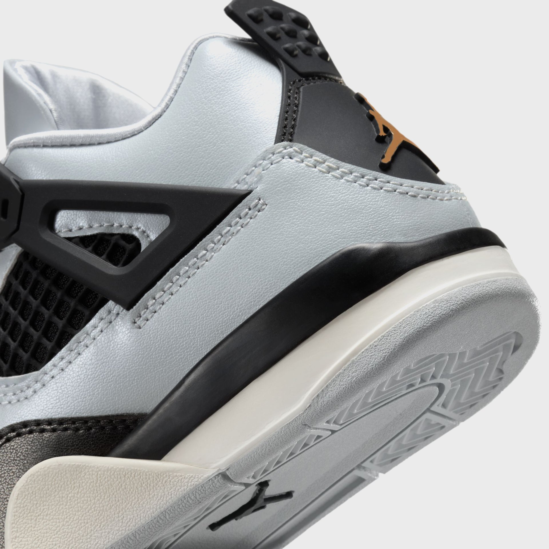 Jordan PS Air Jordan 4 Retro - Pure Platinum / Metallic Gold / Black