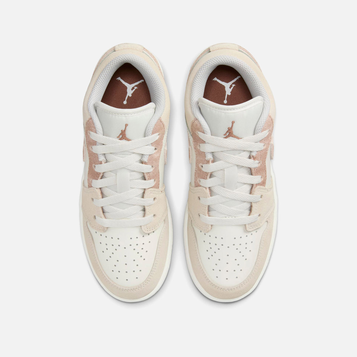 Nike GS Air Jordan 1 Low SE - Legend Light Brown / Archaeo Brown  / Sail / Neutral Grey