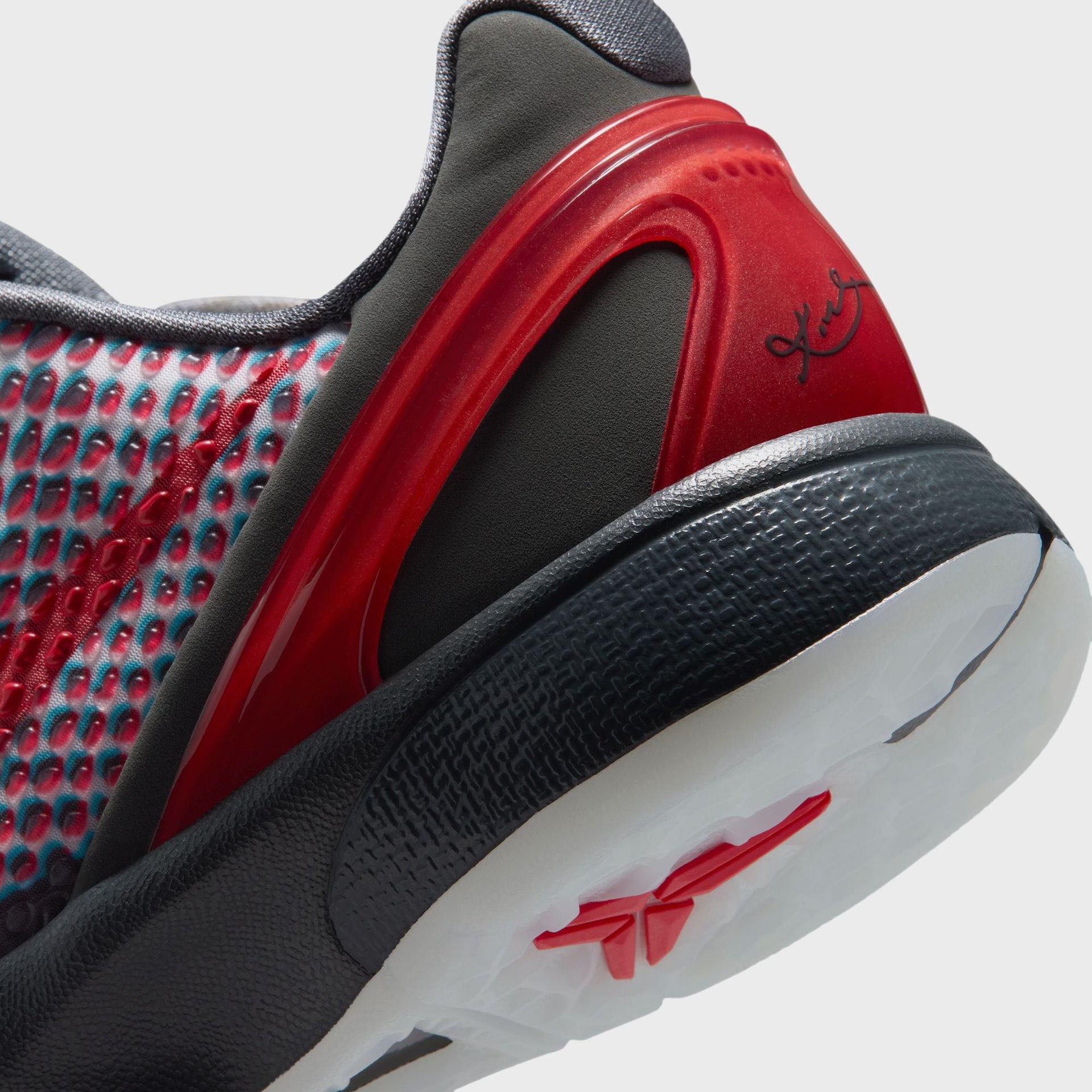 Nike GS Kobe 6 Protro - Dark Grey / Chlorine Blue / Daring Red