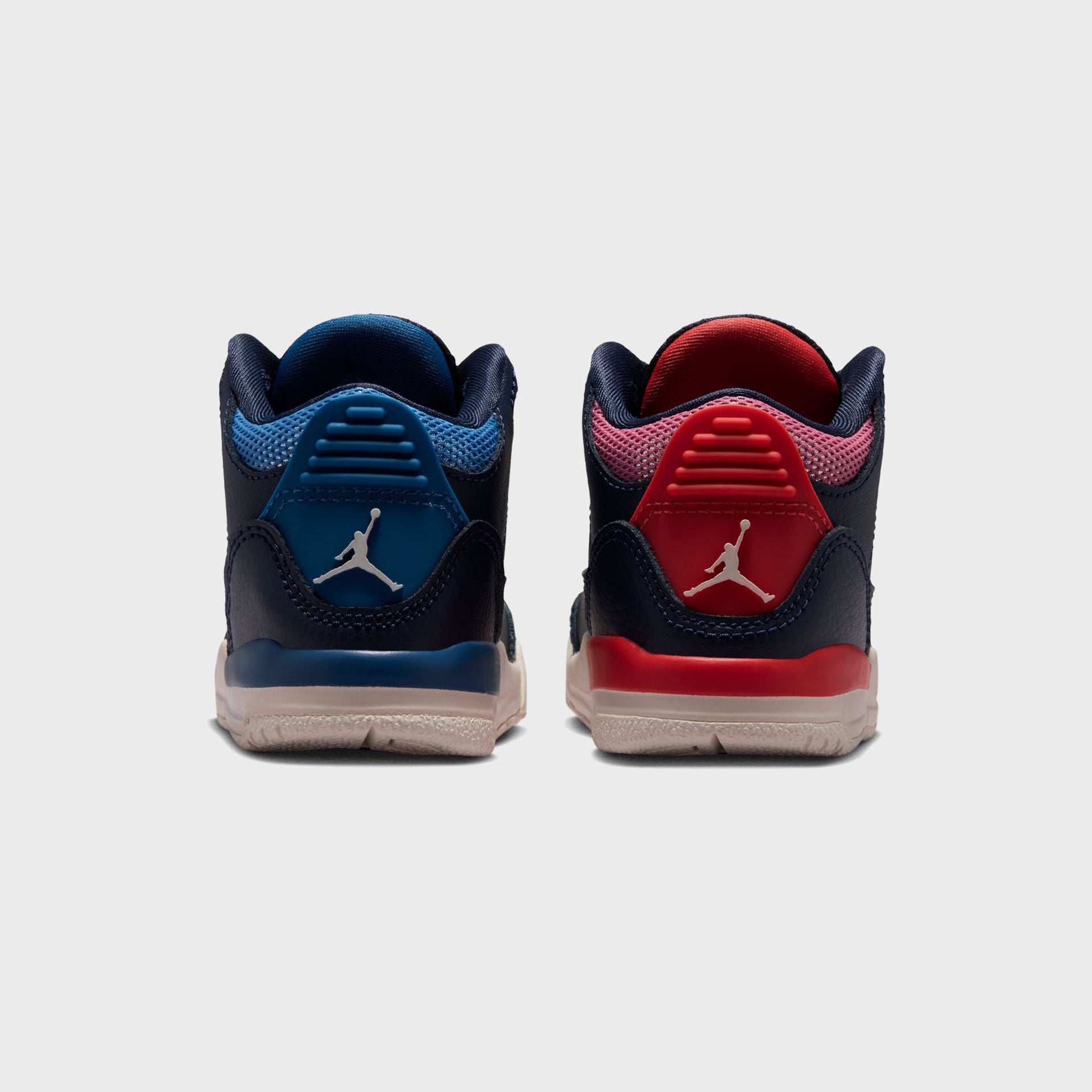 Jordan TD Jordan 3 Retro - Obsidian / Track Red / Chalk