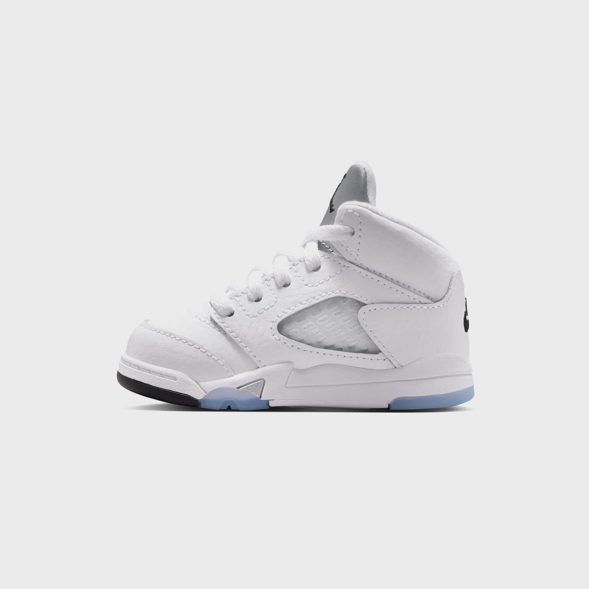 Jordan TD Jordan 5 Retro OG - White / Metallic Silver / Black