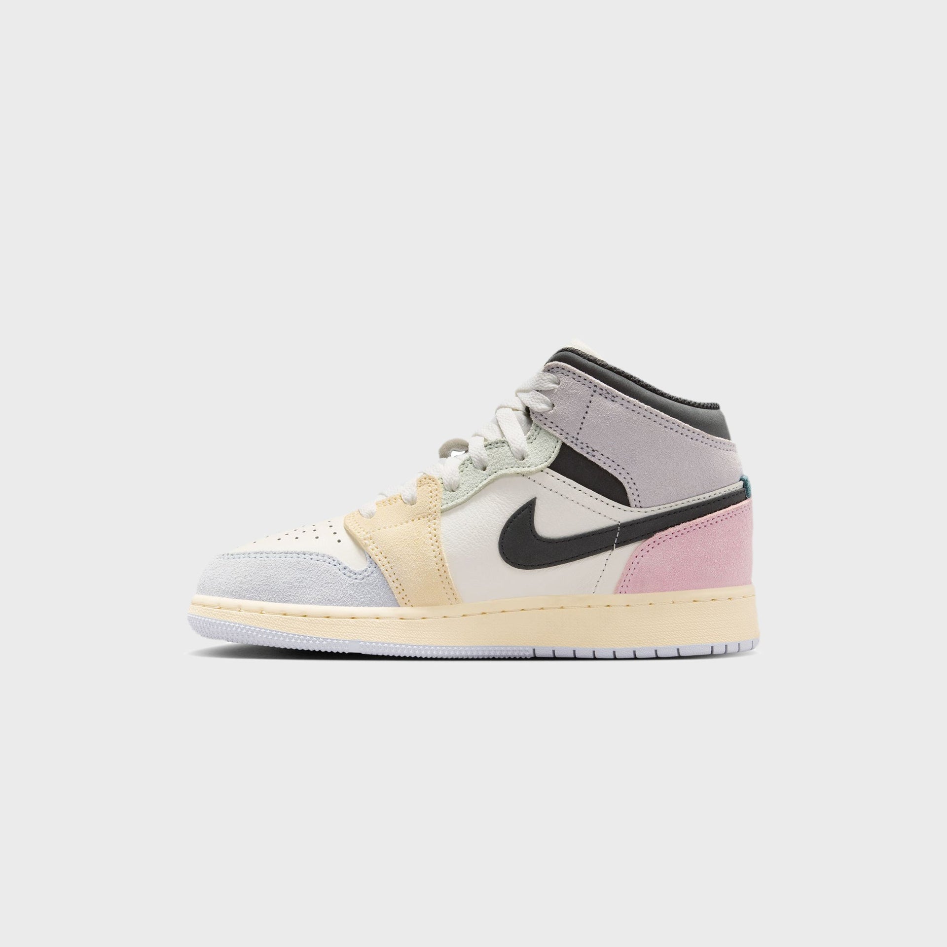 Jordan GS Air Jordan 1 Mid SE - Sail / Iced Jade / Anthracite / Jade Aura