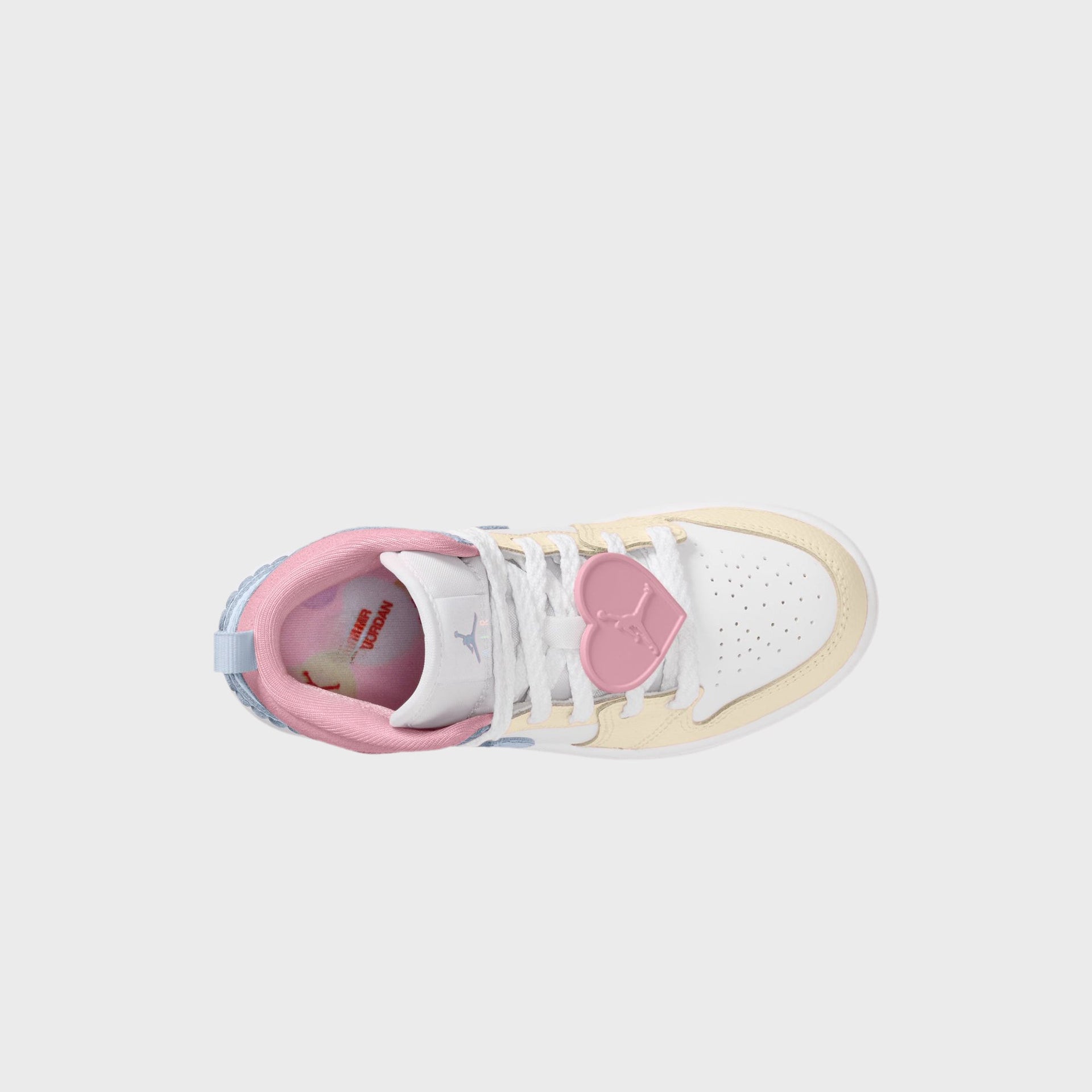 Jordan PS Jordan 1 Mid SE - Half Blue / Pale Ivory / White