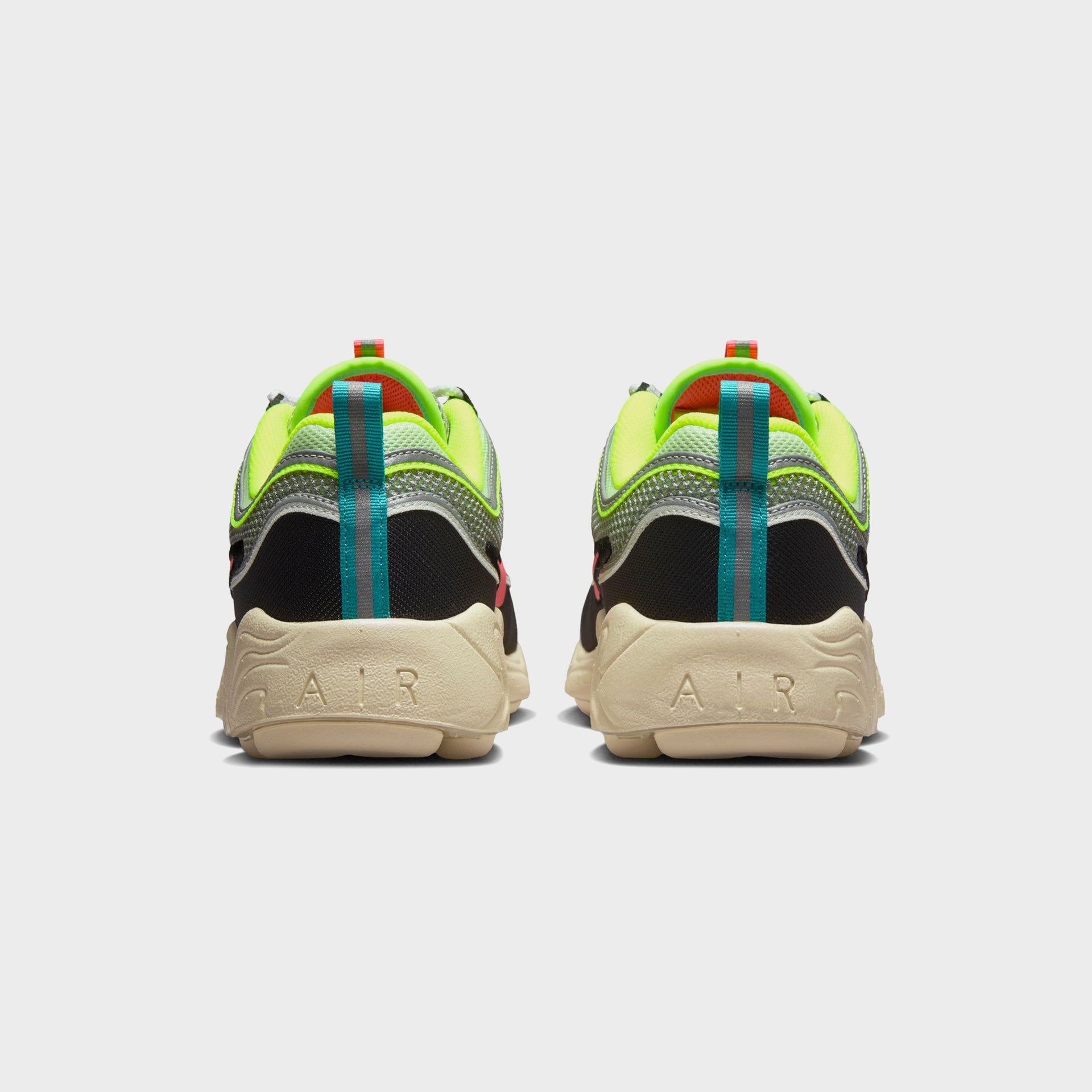Nike Air Zoom Spiridon - Barely Volt / Hot Punch / Metallic Silver / Summit White / Black