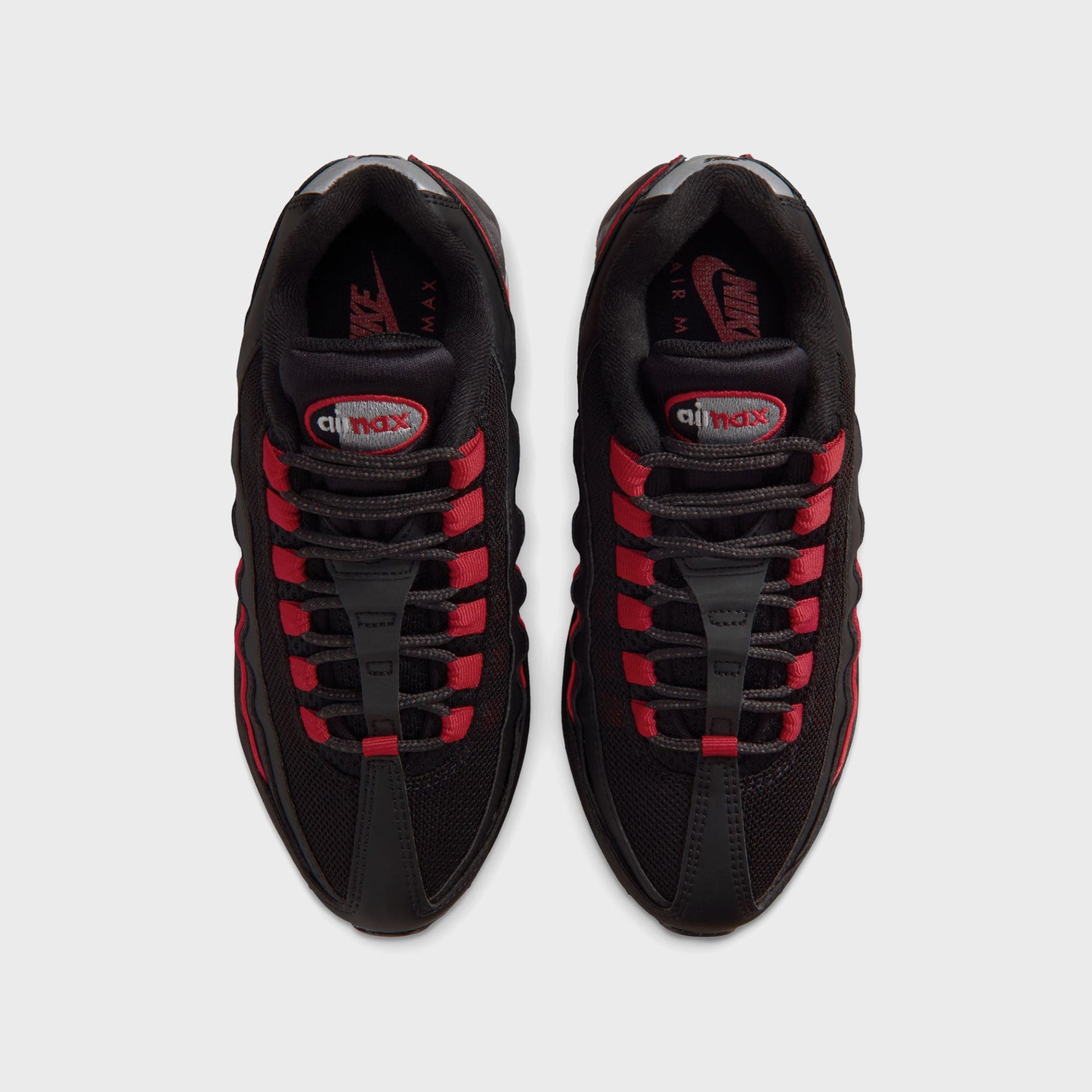 Nike GS Air Max 95 Recraft - Black / Team Crimson / Wolf Grey