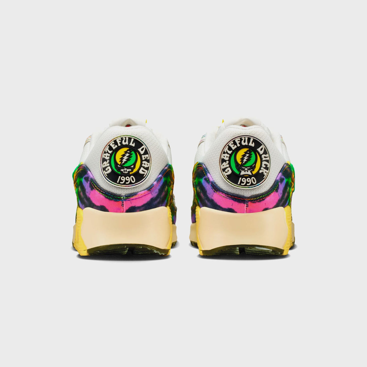 Nike x The Grateful Dead x University of Oregon Air Max 90 -  Sail / Green Shock / Yellow Strike