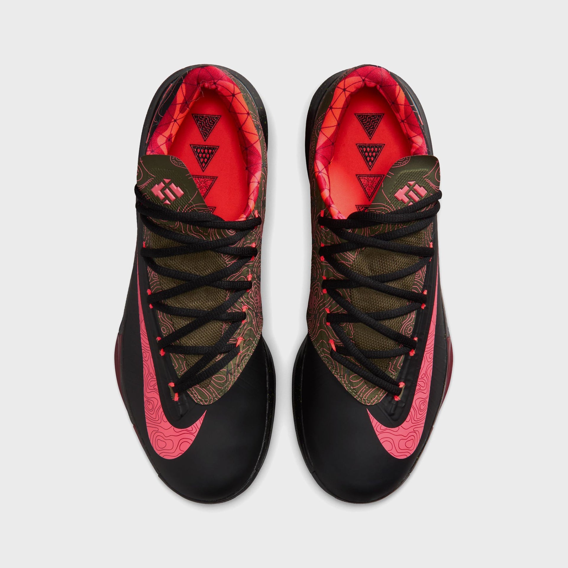 Nike KD 6 - Black / Atomic Red / Medium Olive / Noble Red