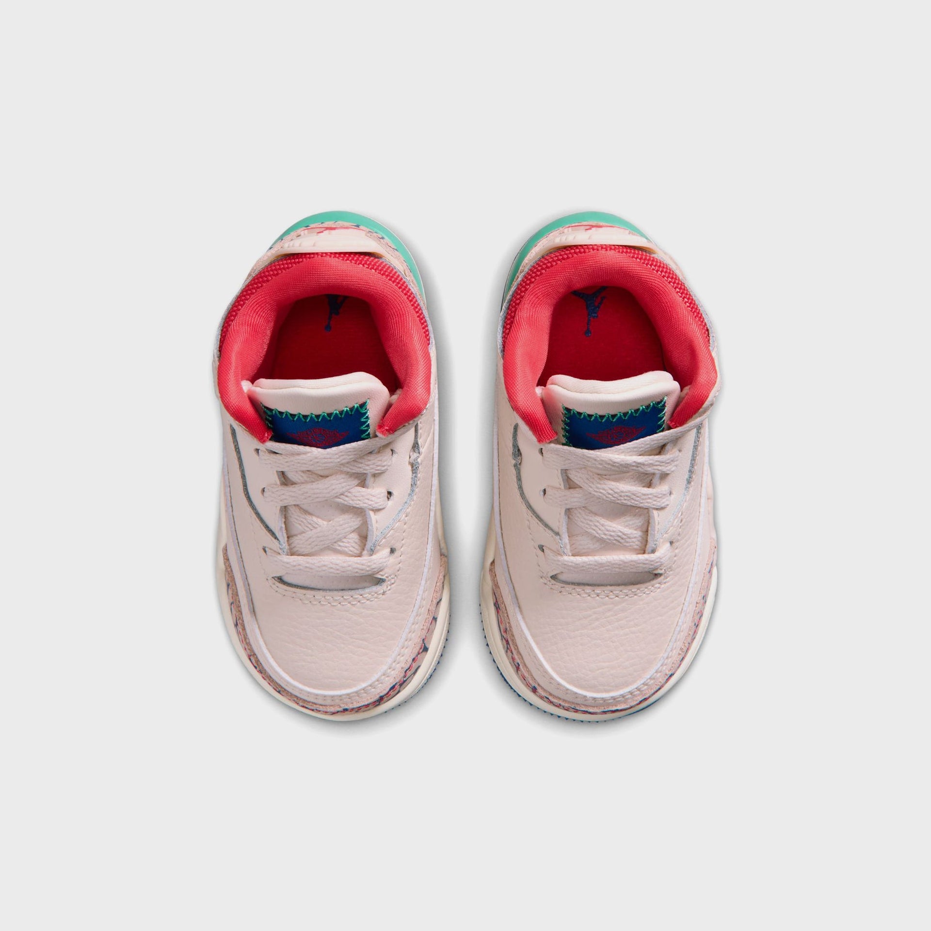Jordan TD Jordan 3 Retro - Chalk / True Blue / Kinetic Green / Track Red