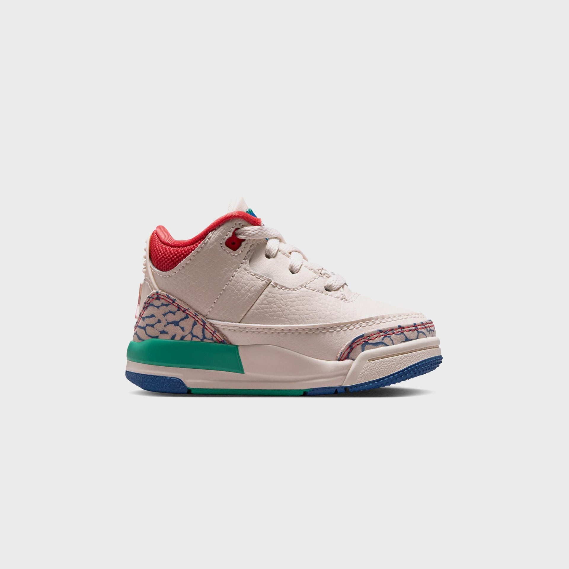 Jordan TD Jordan 3 Retro - Chalk / True Blue / Kinetic Green / Track Red