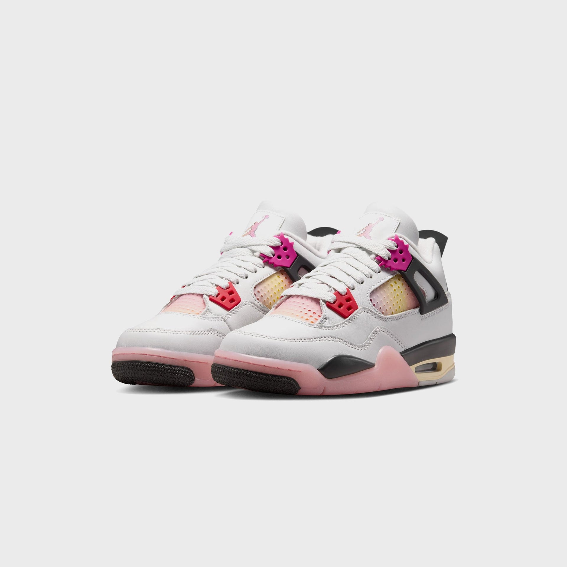Jordan GS Air Jordan 4 Retro - Off-White / Anthracite / Fire Pink / Fire Pink
