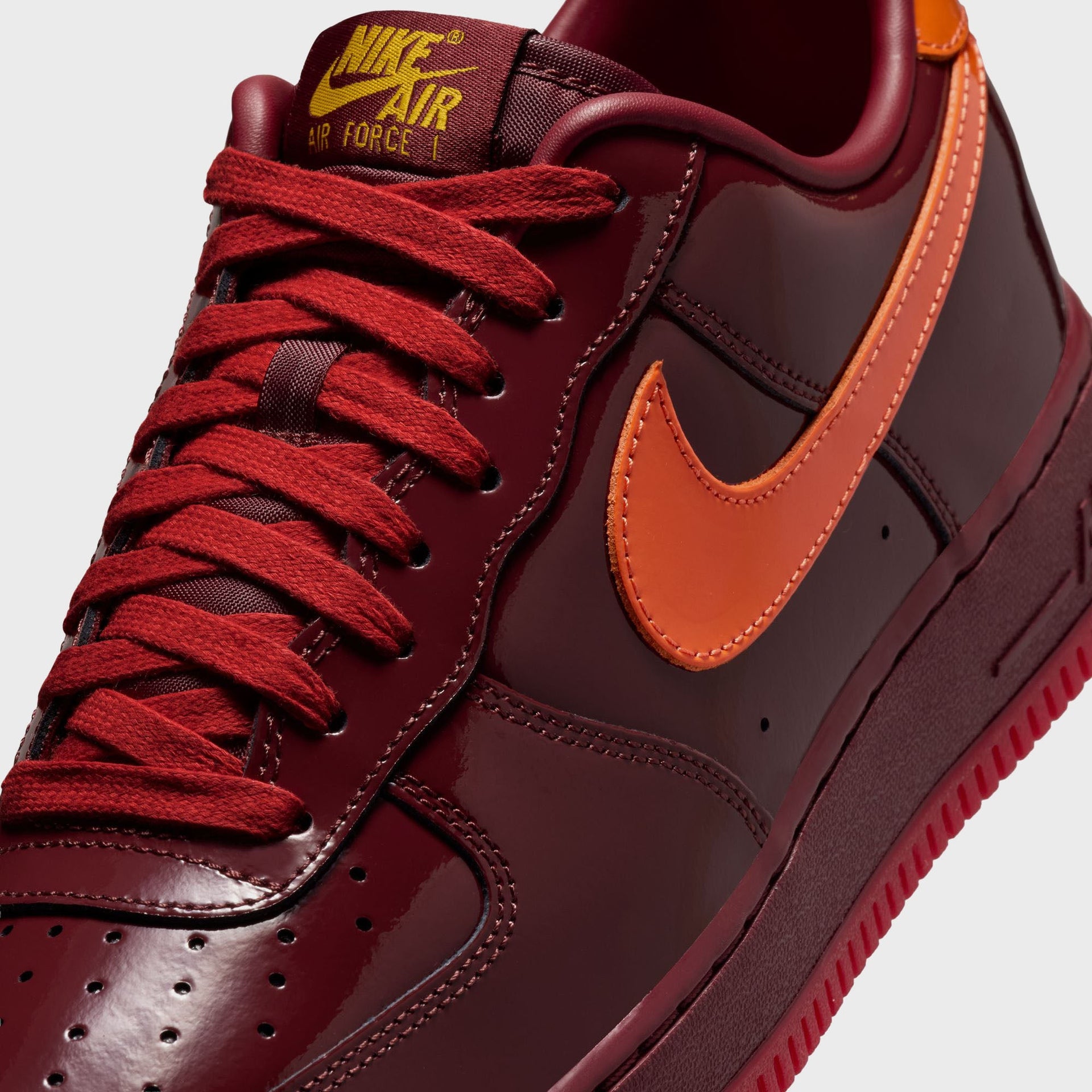 Nike Air Force 1 Low - Dark Team Red / Safety Orange