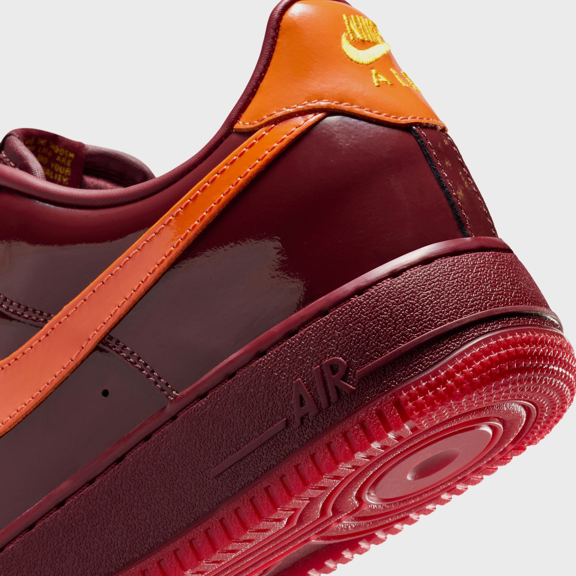 Nike Air Force 1 Low - Dark Team Red / Safety Orange