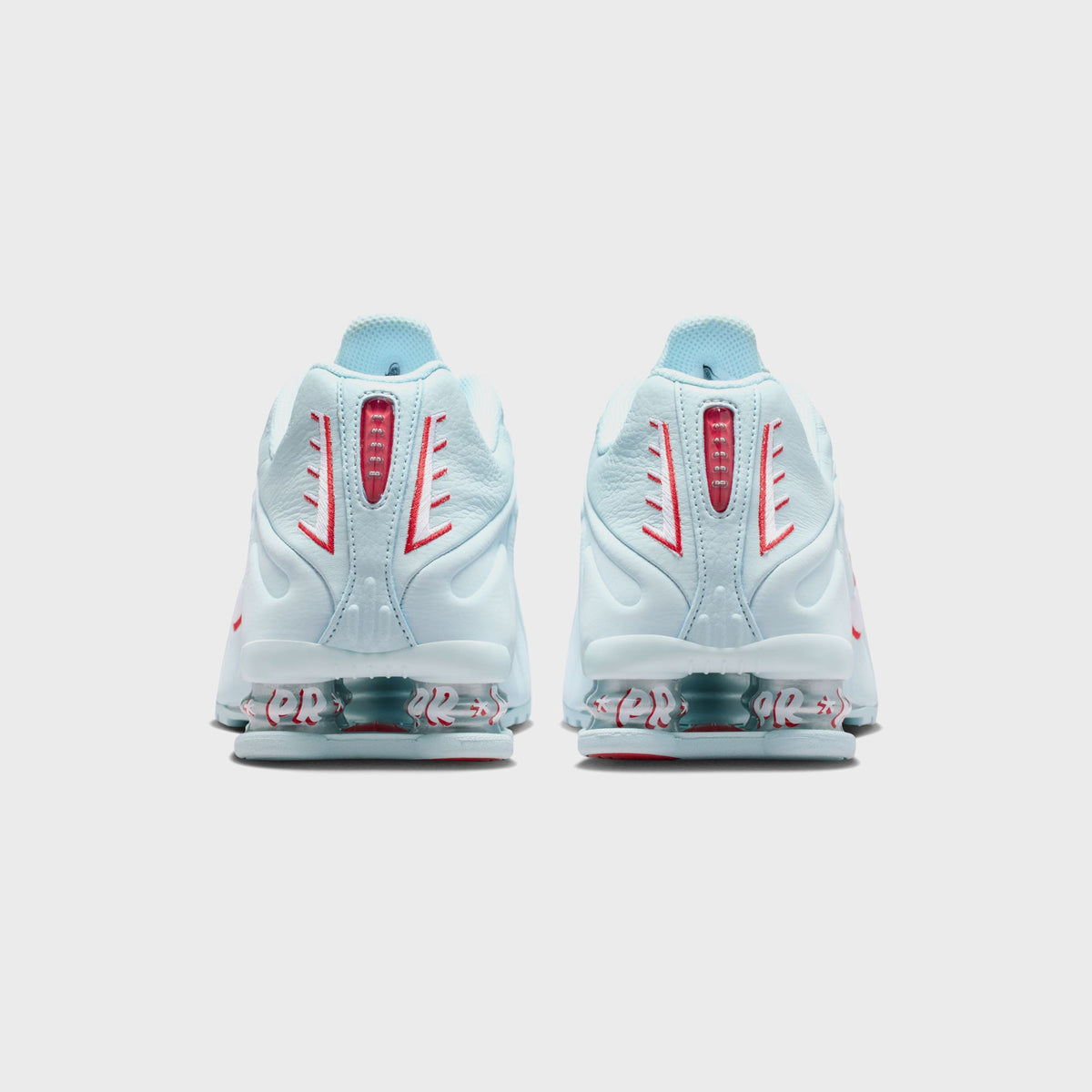 Nike Shox R4 - Glacier Blue / White / University Red / Metallic Silver
