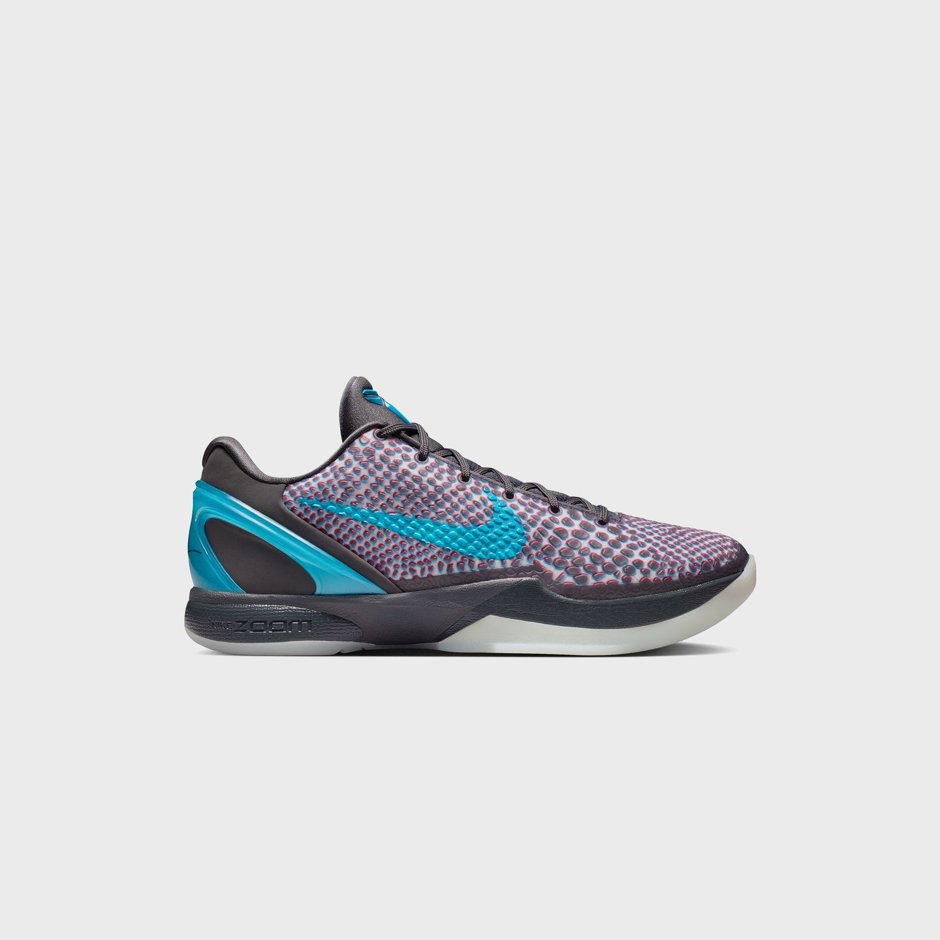 Nike Kobe 6 Protro - Dark Grey / Chlorine Blue / Daring Red